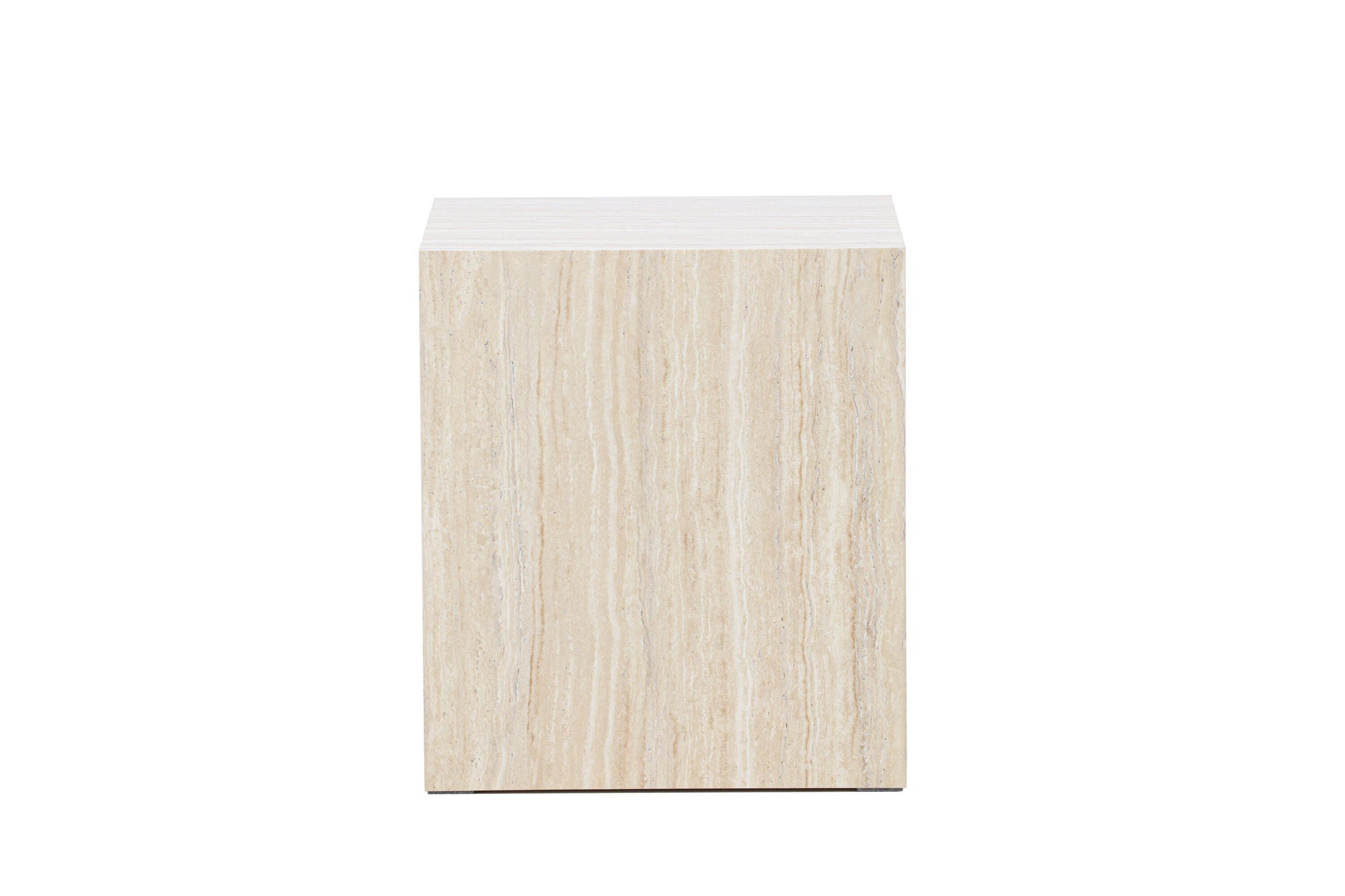 Venture Home York Sofa bord 45x40x40 cm - Travertine Look