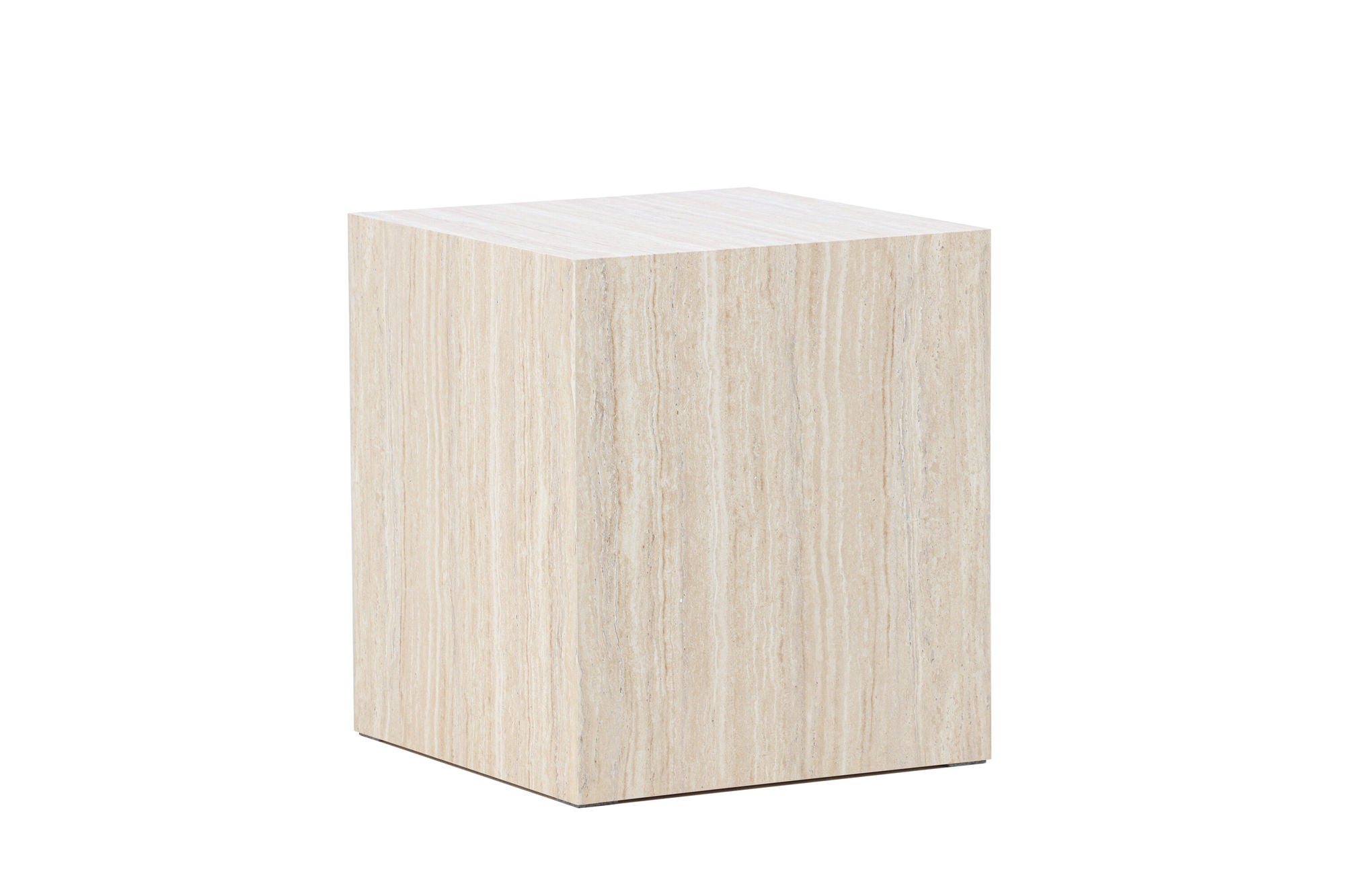 Venture Home York Sofa bord 45x40x40 cm - Travertine Look