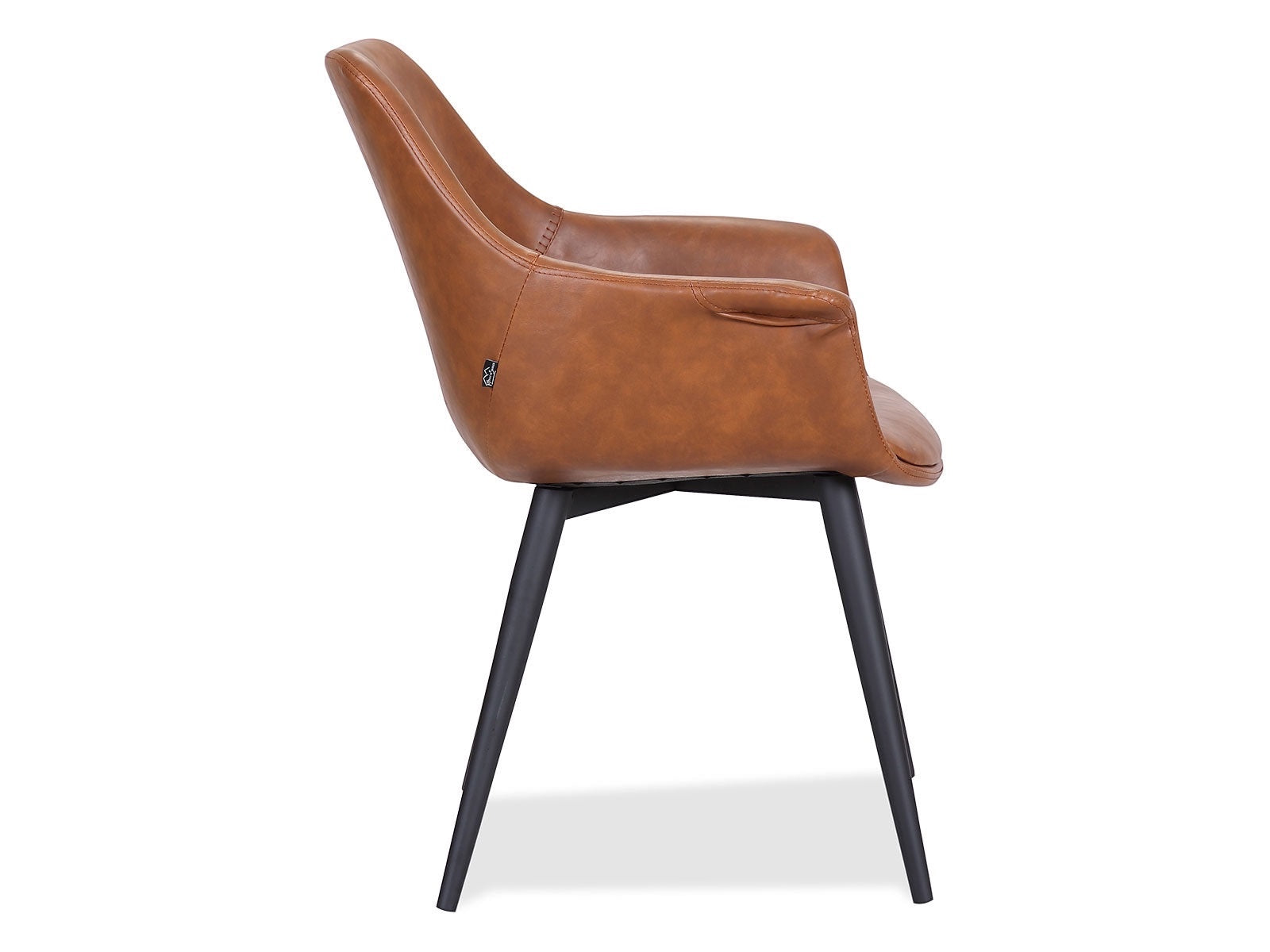 Spisebordsstol Cognac (Model: Signe) (2 stk)