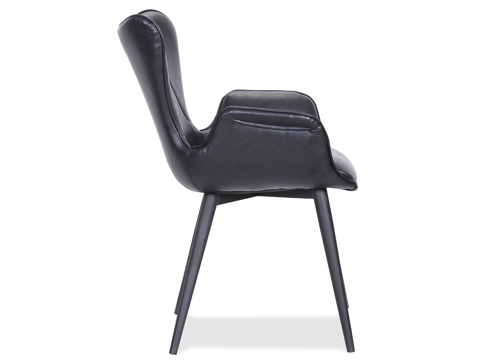 Spisebordsstol Sort (Model: Mist) (2 stk)