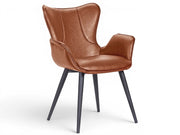 Spisebordsstol Cognac (Model: Mist) (2 stk)