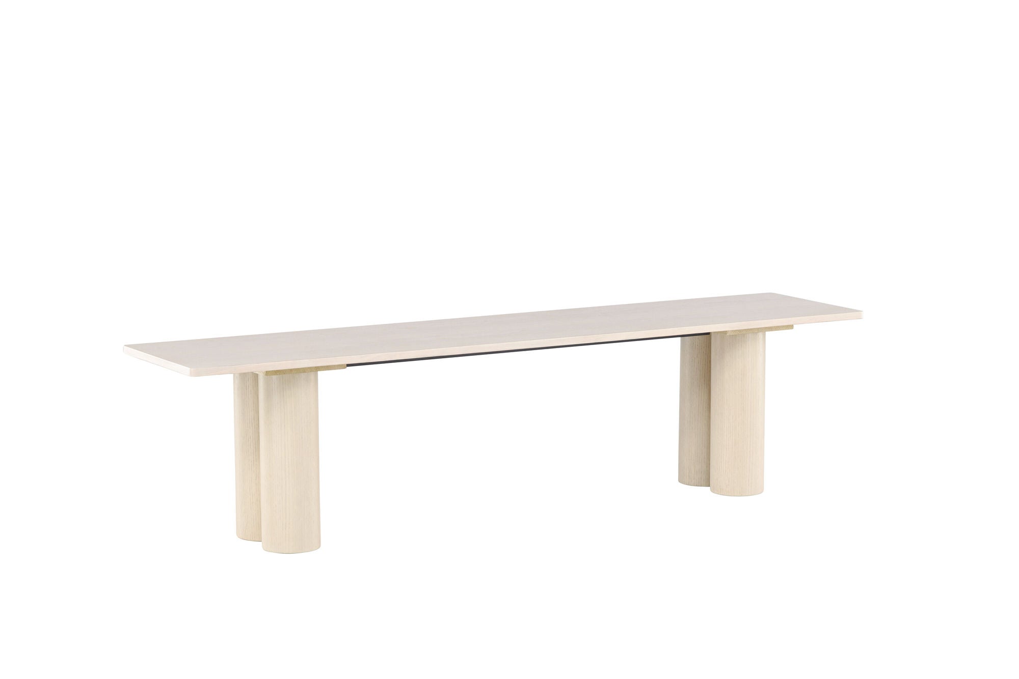 Venture Home Olivia Dining bænk 40x180x45 cm - Whitewash /