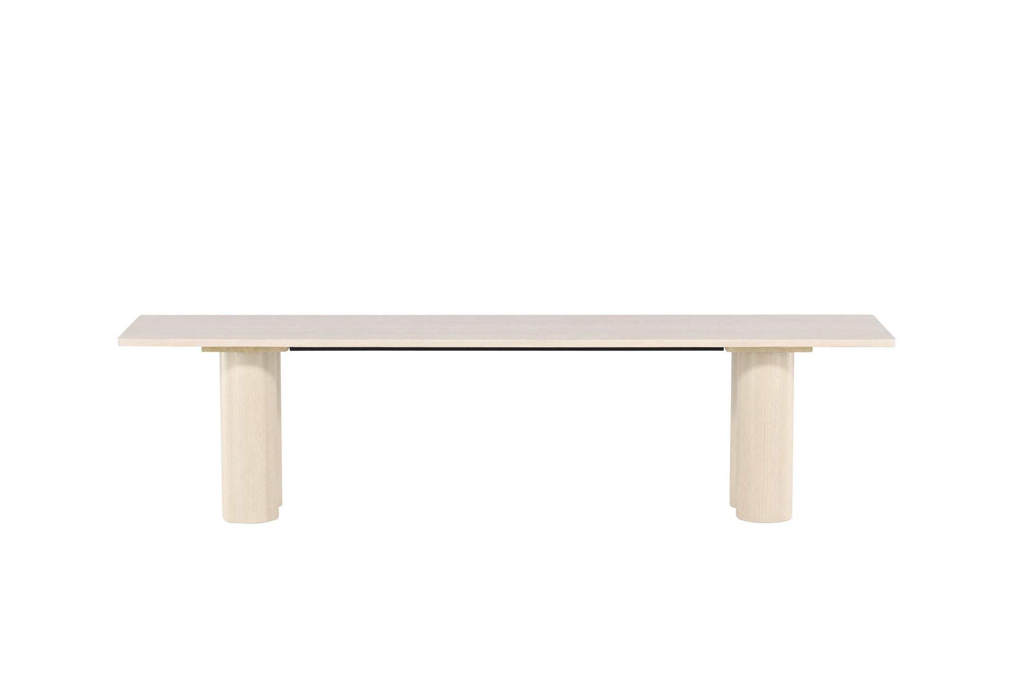 Venture Home Olivia Dining bænk 40x180x45 cm - Whitewash /