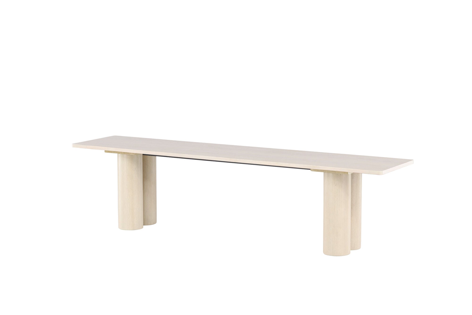 Venture Home Olivia Dining bænk 40x180x45 cm - Whitewash /