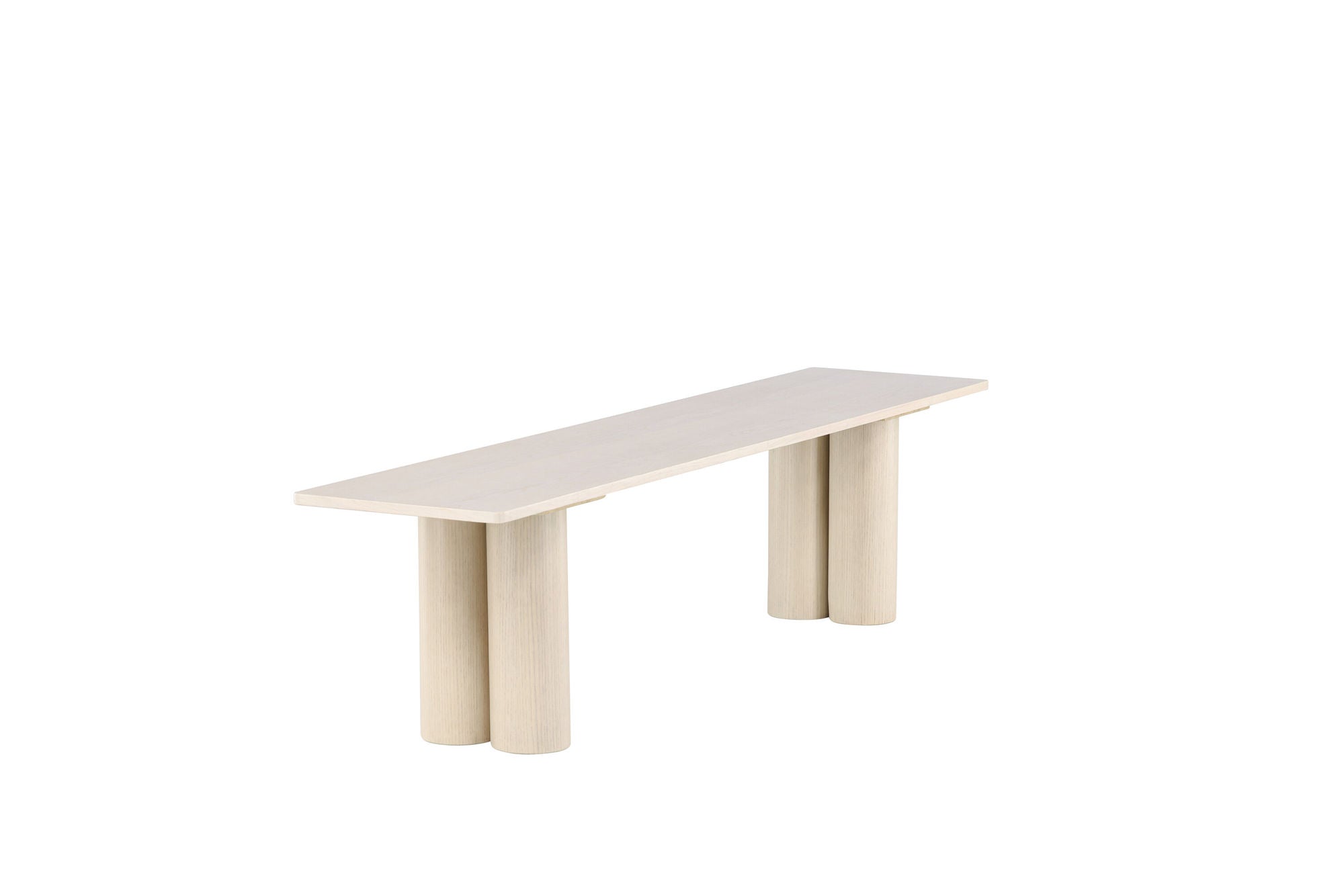 Venture Home Olivia Dining bænk 40x180x45 cm - Whitewash /