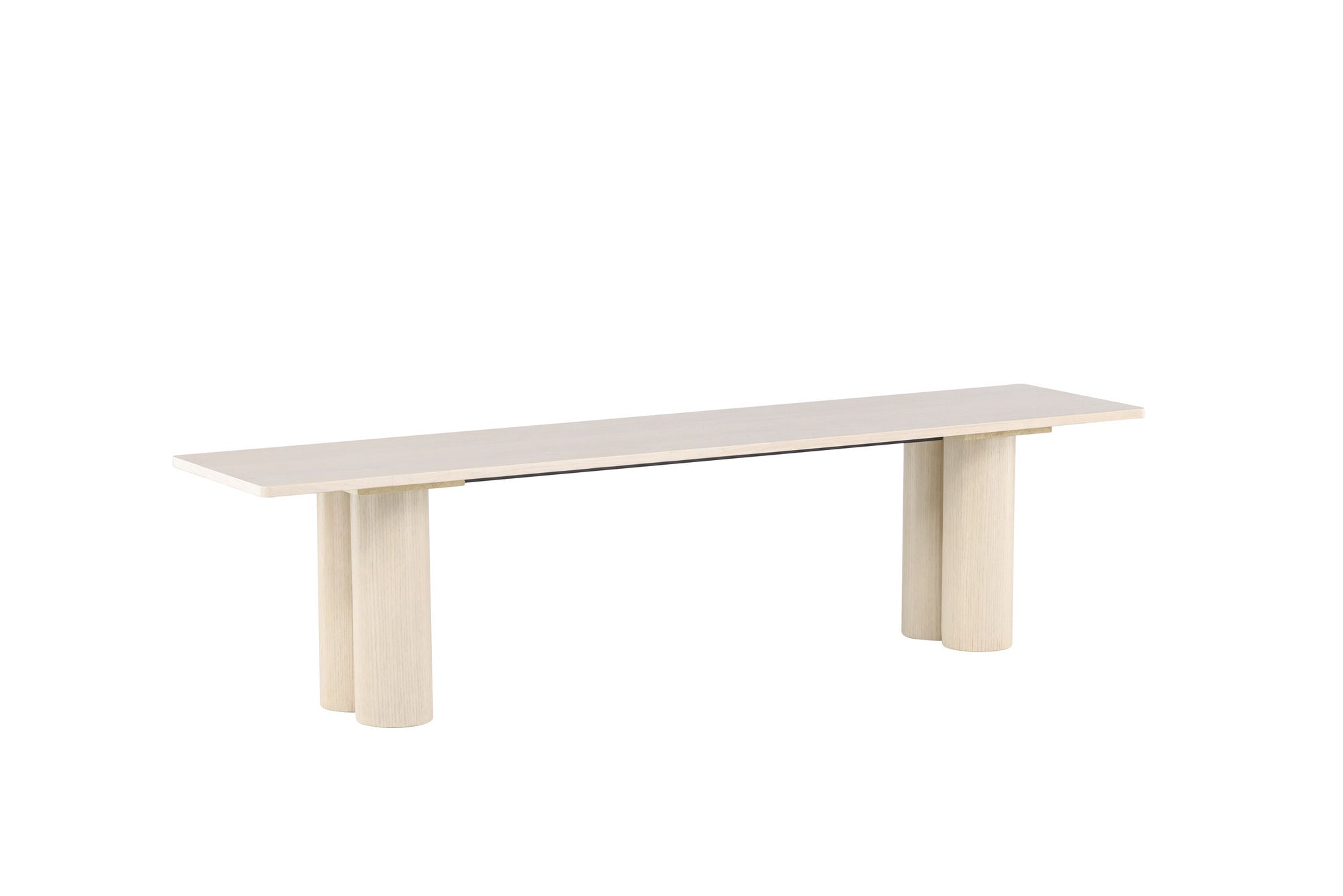 Venture Home Olivia Dining bænk 40x180x45 cm - Whitewash /