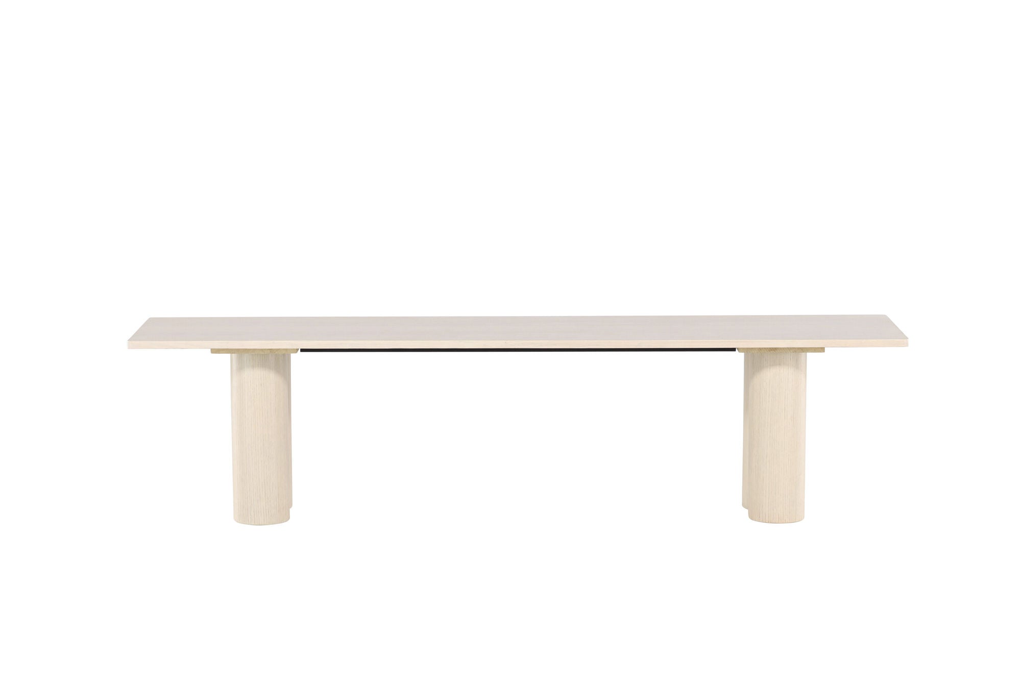 Venture Home Olivia Dining bænk 40x180x45 cm - Whitewash /