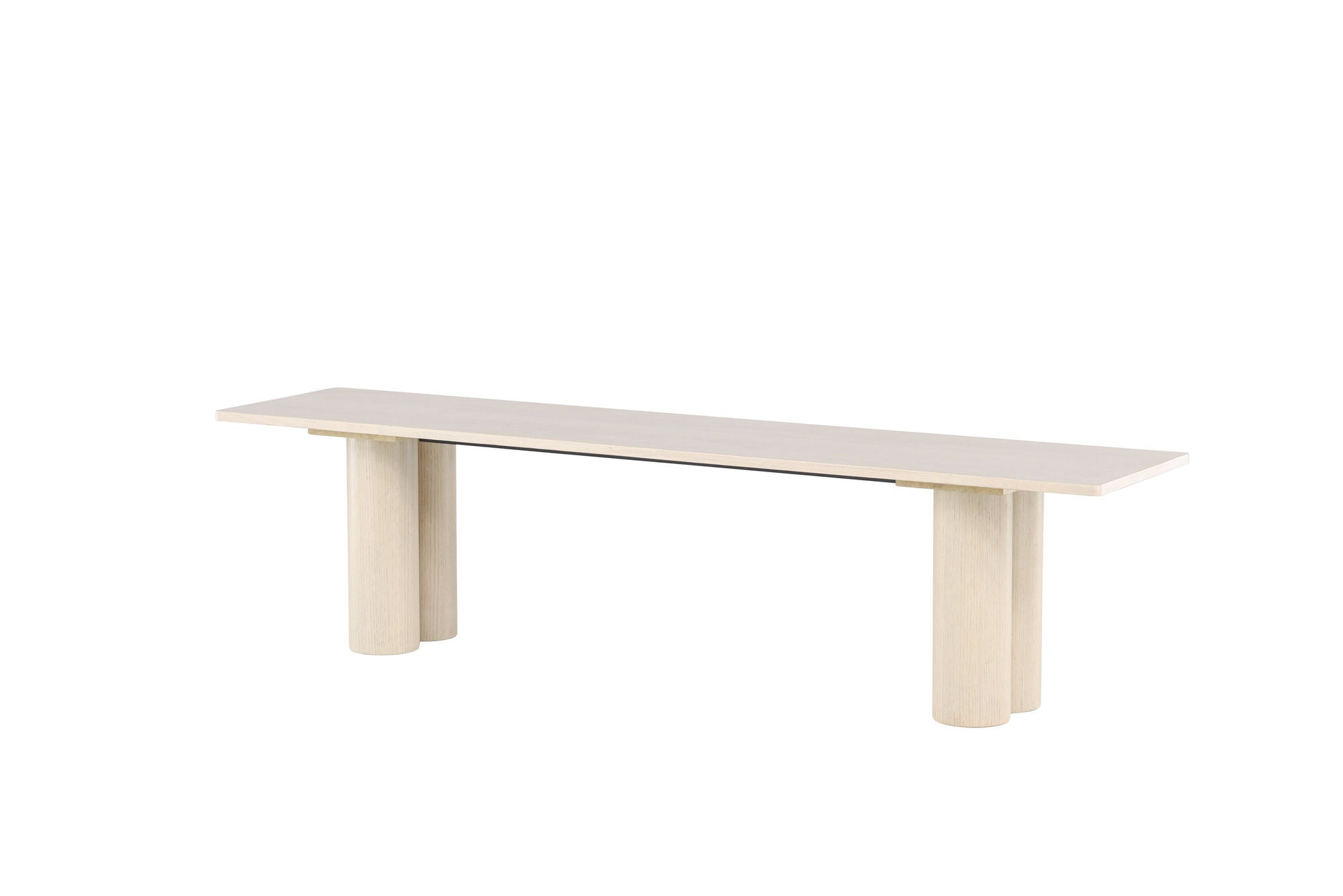 Venture Home Olivia Dining bænk 40x180x45 cm - Whitewash /
