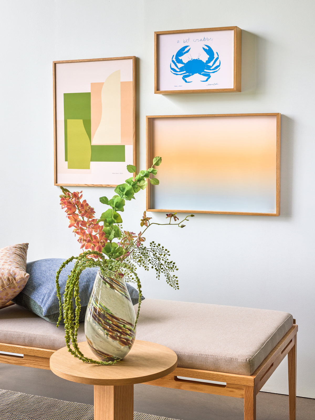 Grove Vase Flerfarvet