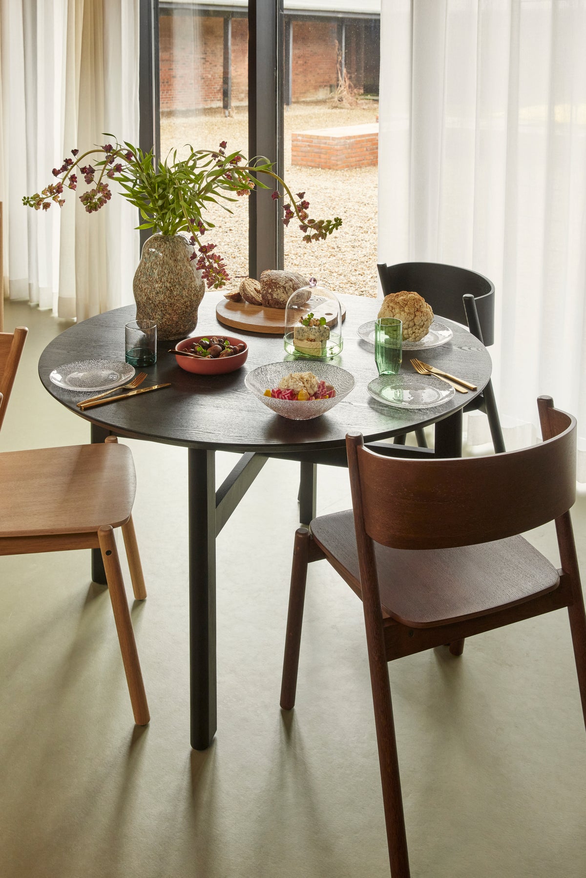 Miro vase brun
