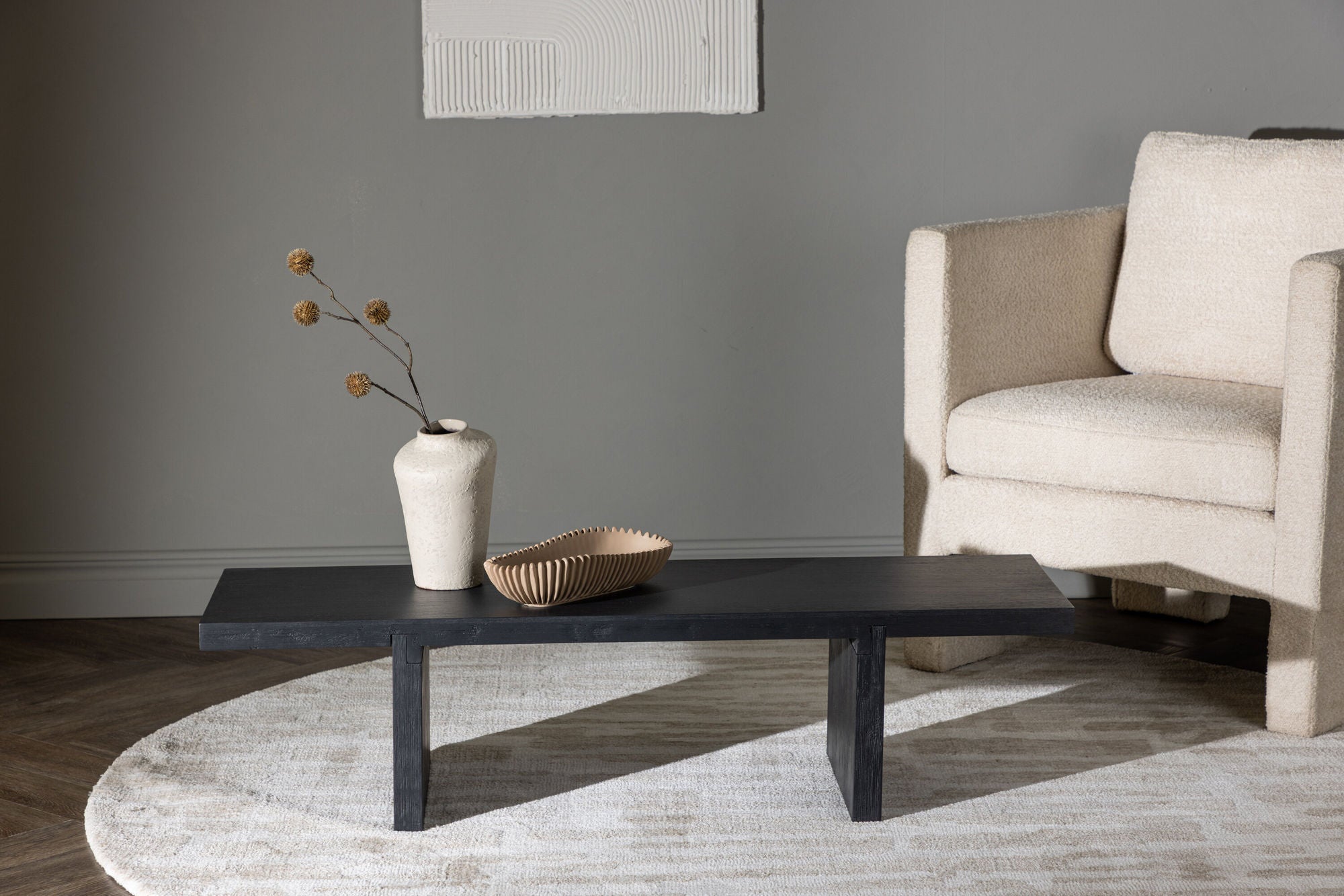 Venture Home Yakunik Sofa bord - Rubberwood / Black MDF