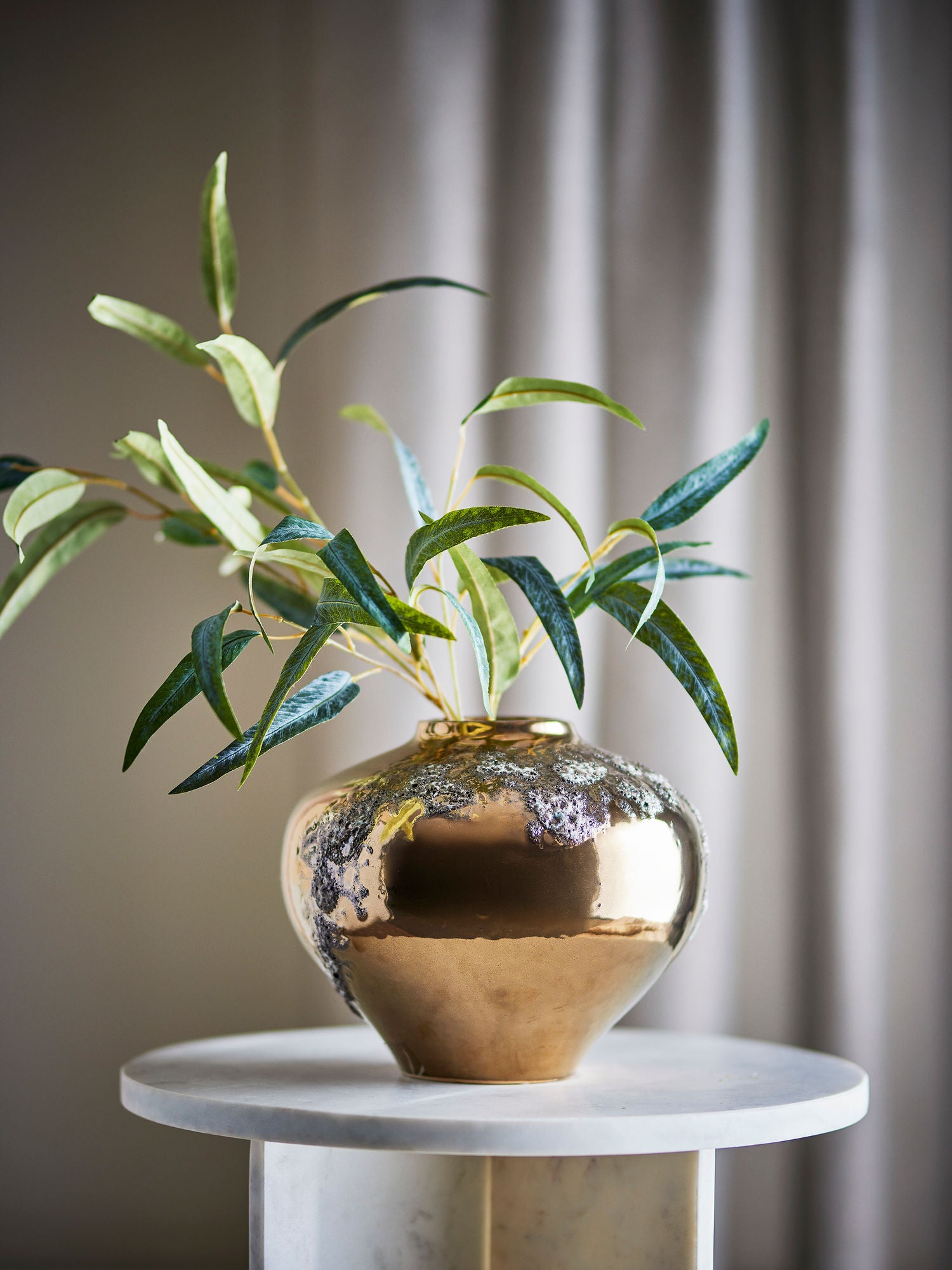 Bloomingville Ellison Vase, Bronze, Stentøj