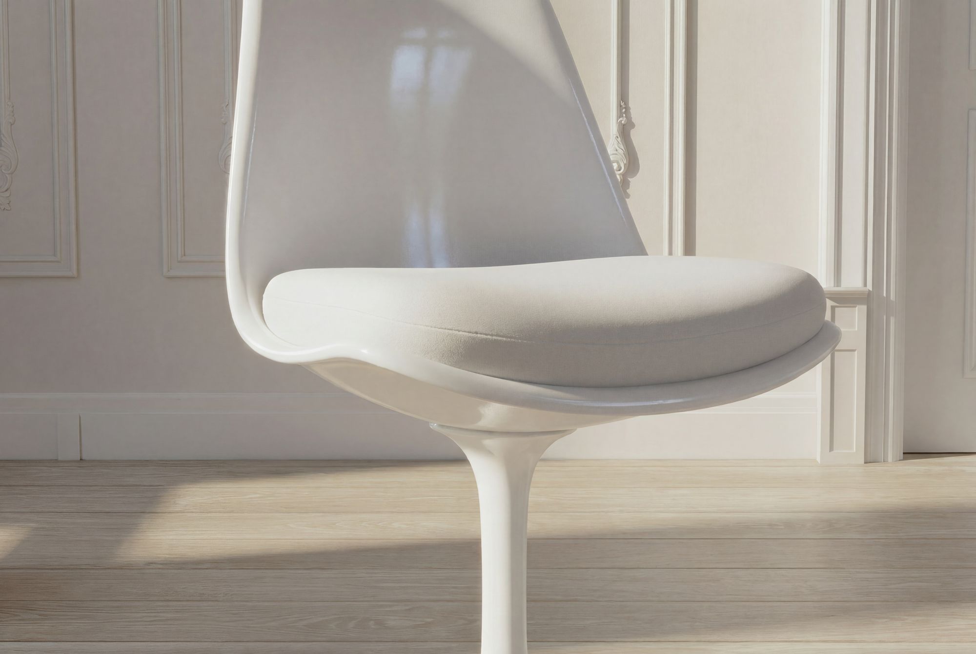 Venture Home Hamden Spisebordsstol - 2-pack - White / White PP + Fabric