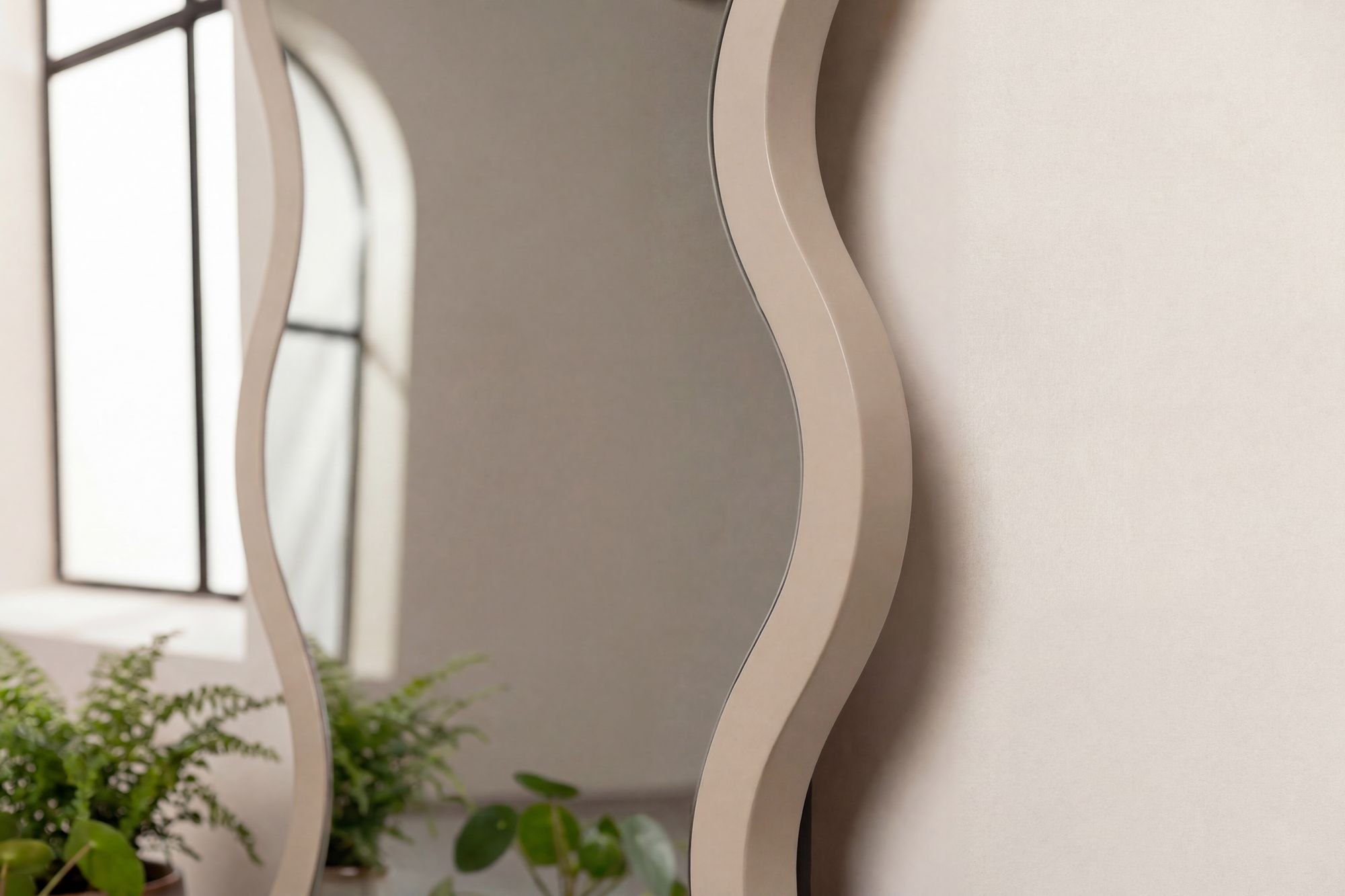 Venture Home Loui spejl - Beige / Clear Glass