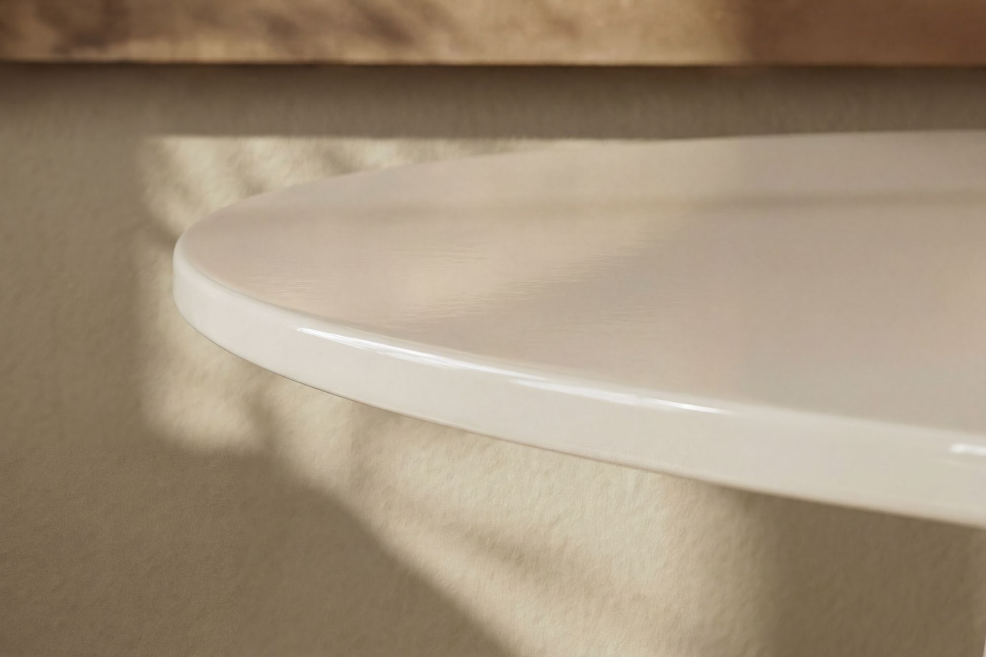 Venture Home Lanzo spisebord ø120 - Glossy Beige