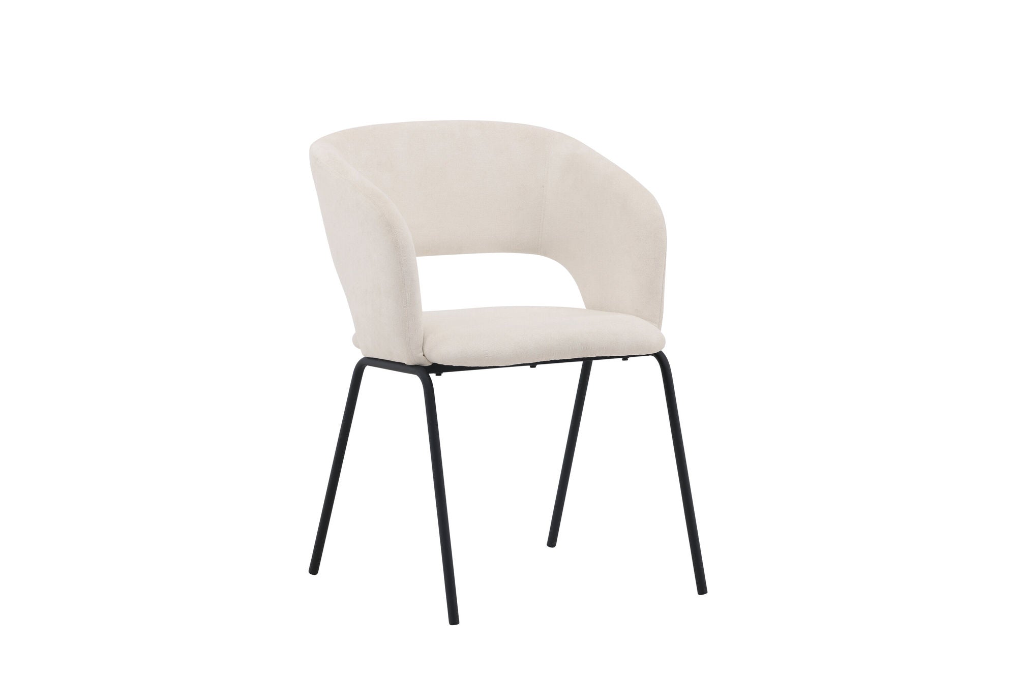 Venture Home Day Spisebordsstol 2-pack - Matte black / White Linen
