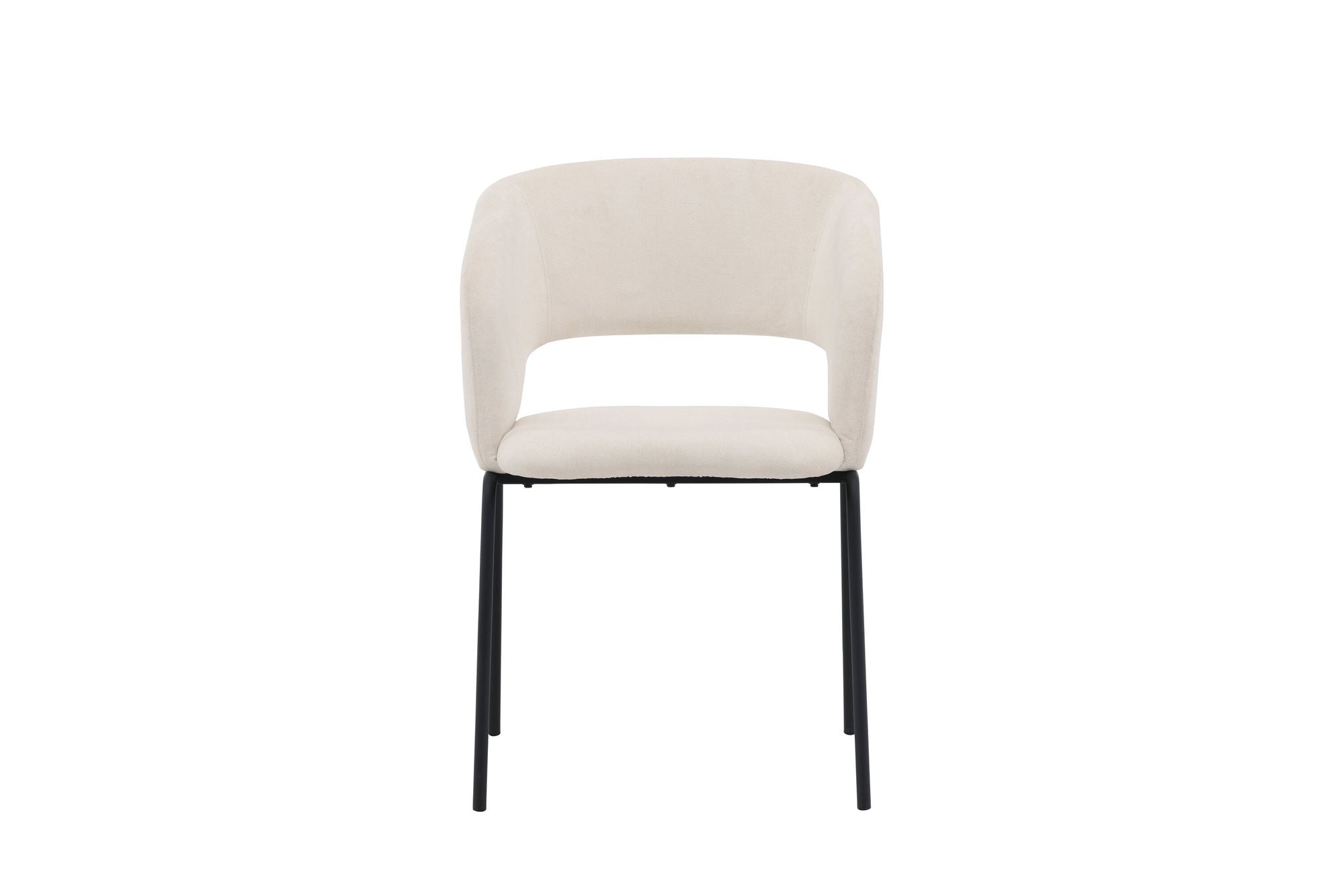 Venture Home Day Spisebordsstol 2-pack - Matte black / White Linen