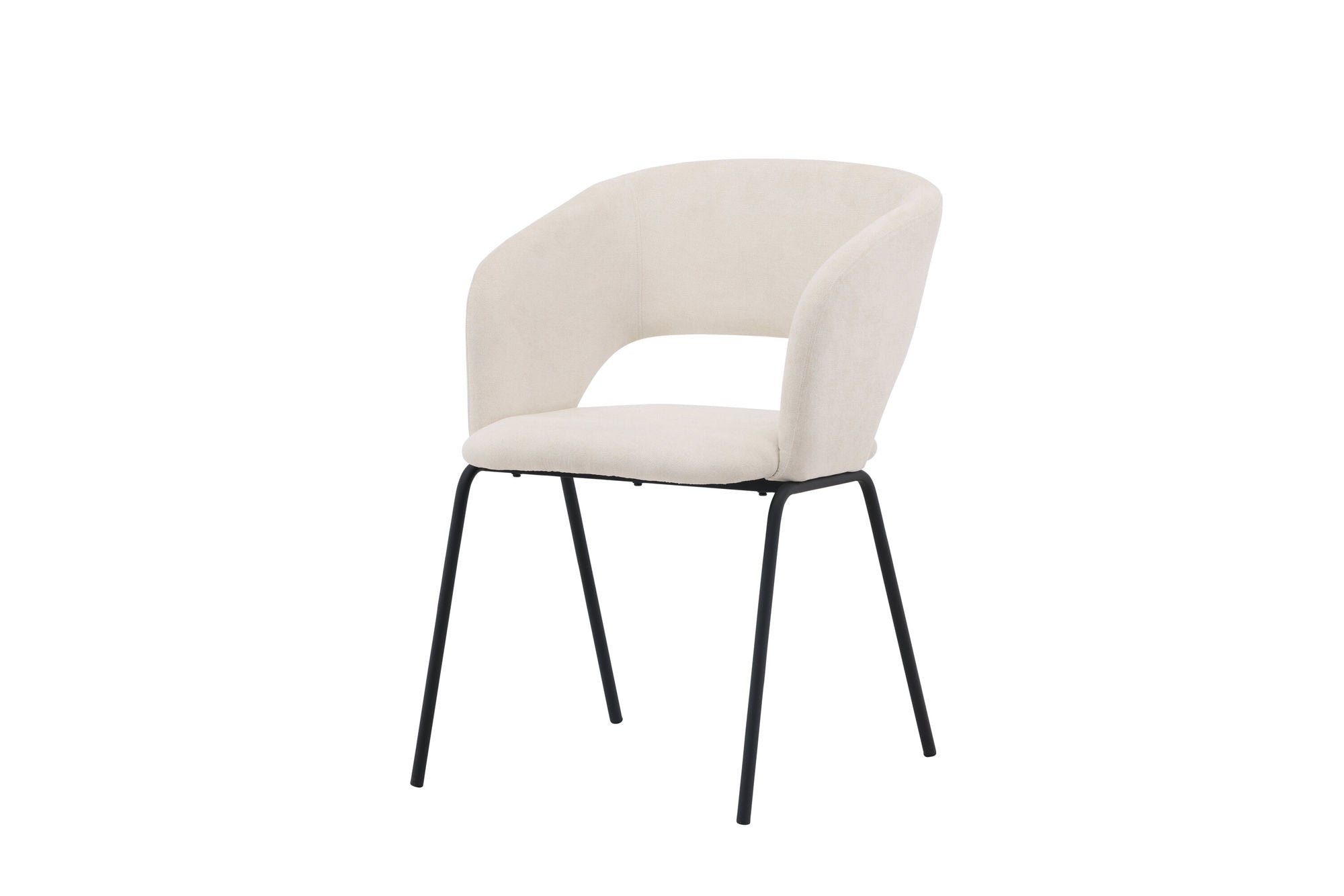 Venture Home Day Spisebordsstol 2-pack - Matte black / White Linen