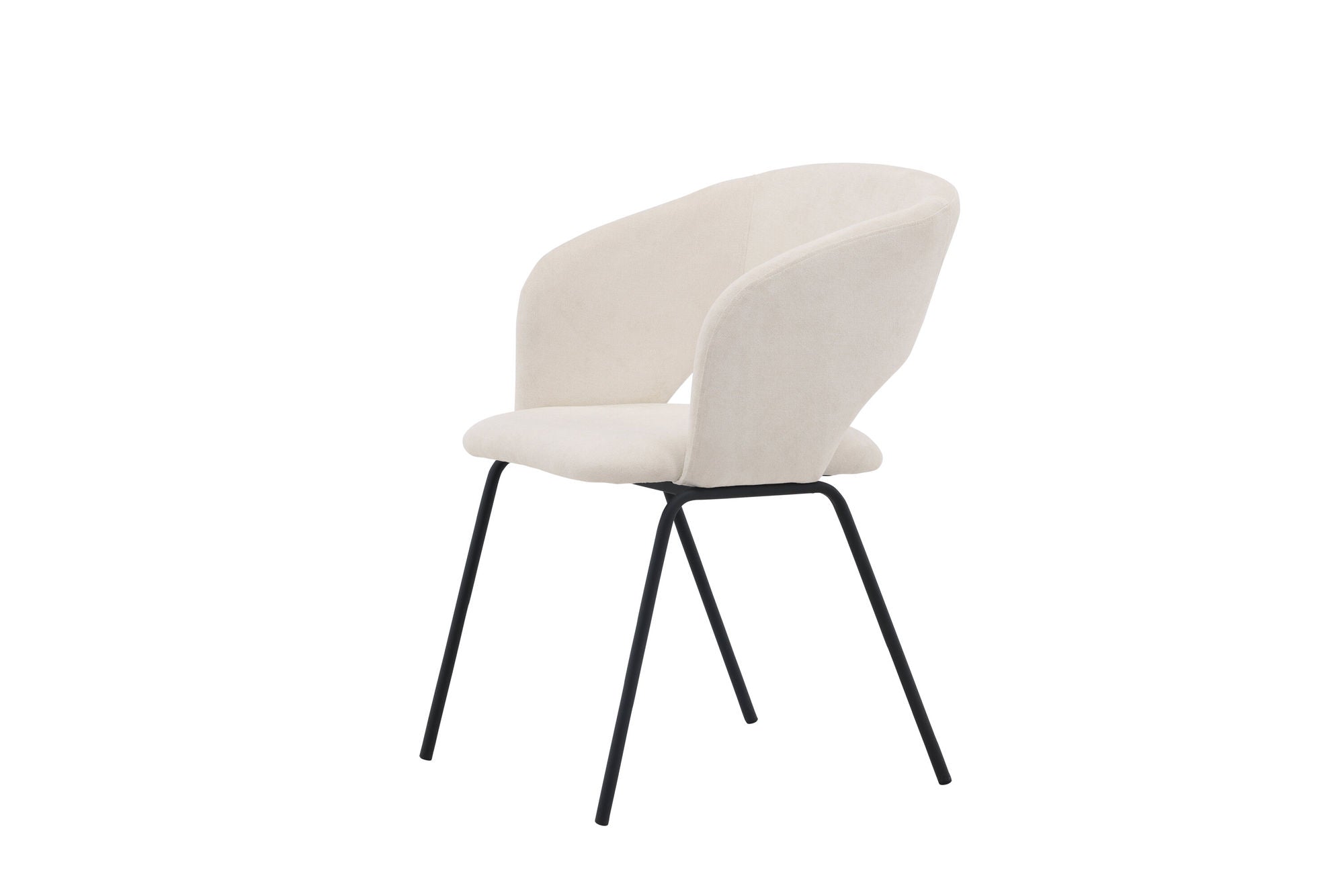 Venture Home Day Spisebordsstol 2-pack - Matte black / White Linen