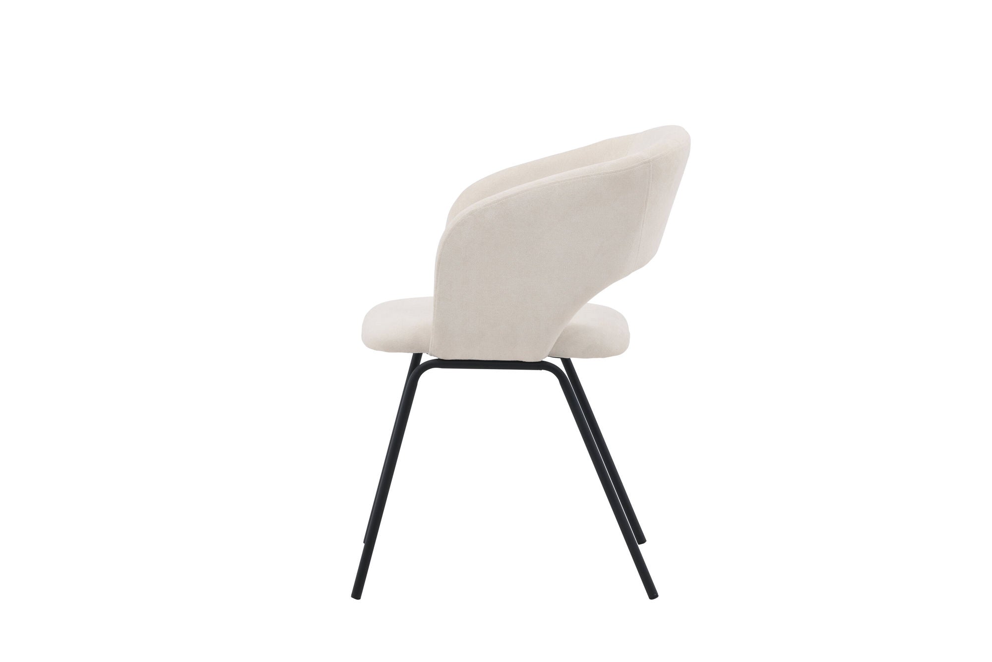 Venture Home Day Spisebordsstol 2-pack - Matte black / White Linen