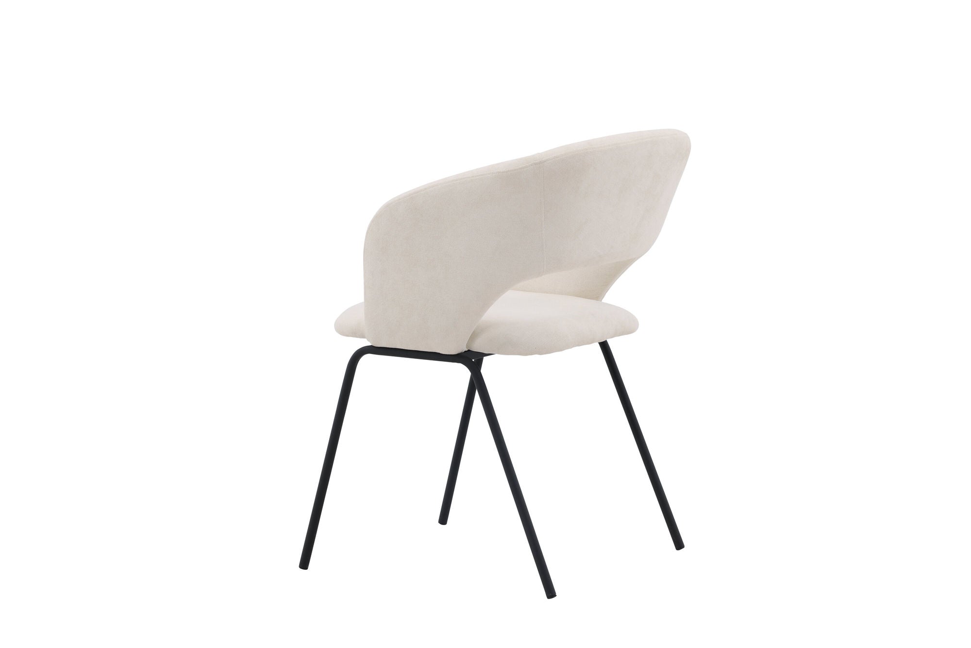 Venture Home Day Spisebordsstol 2-pack - Matte black / White Linen