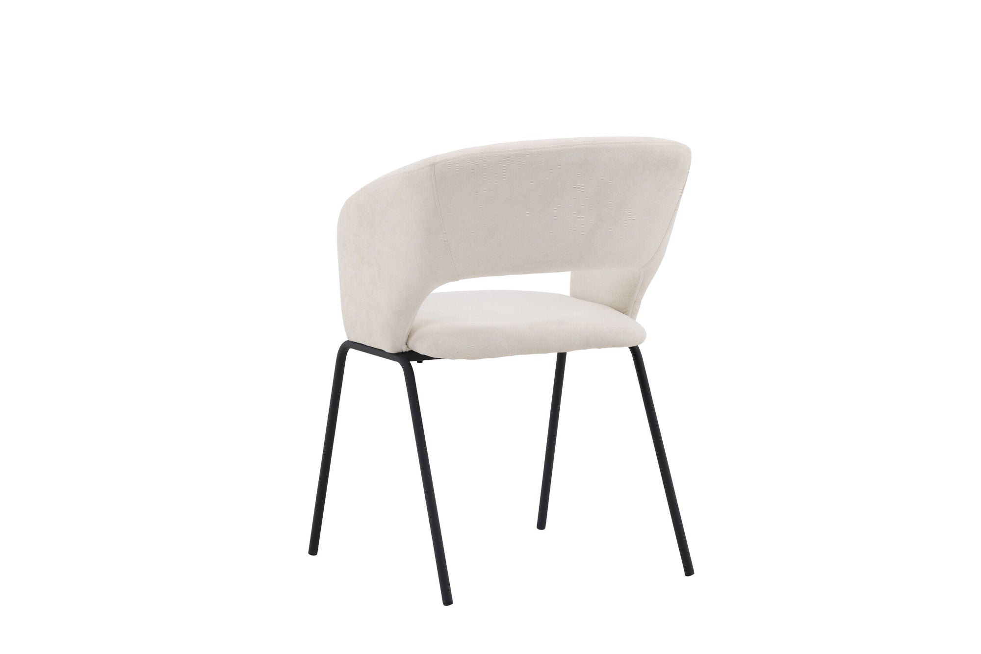 Venture Home Day Spisebordsstol 2-pack - Matte black / White Linen