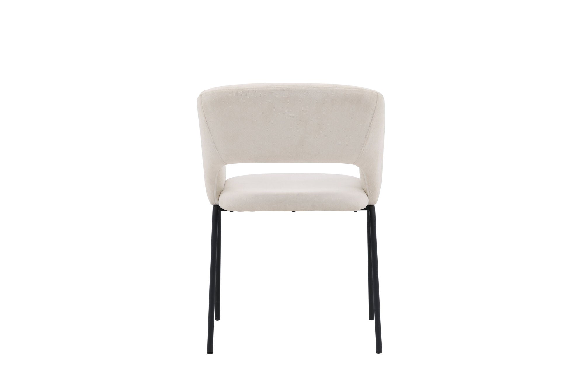 Venture Home Day Spisebordsstol 2-pack - Matte black / White Linen