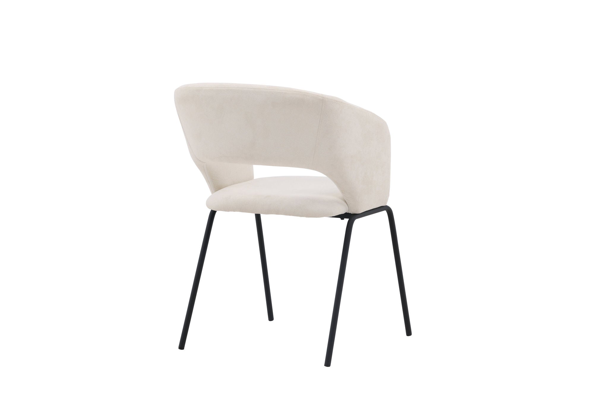 Venture Home Day Spisebordsstol 2-pack - Matte black / White Linen