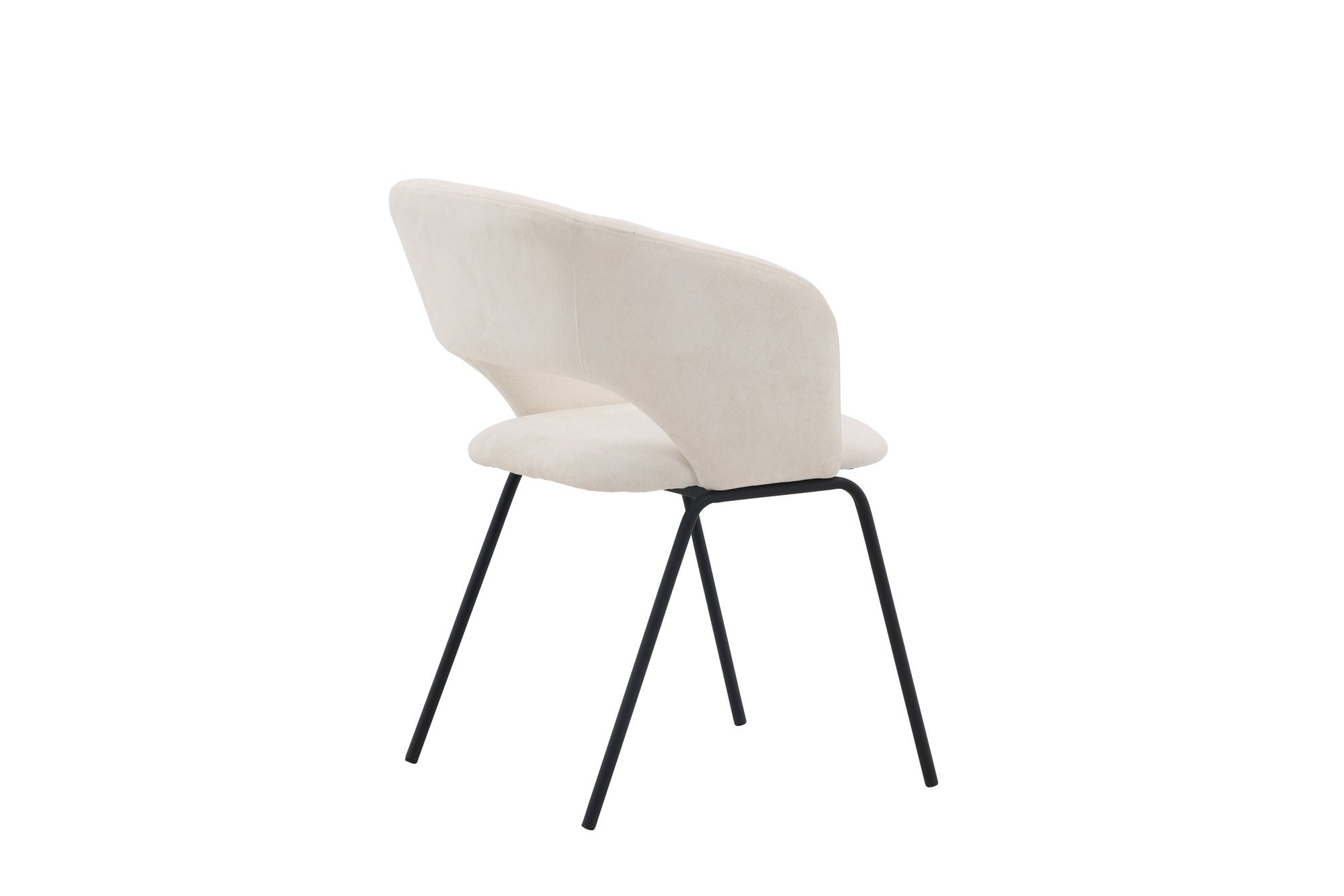 Venture Home Day Spisebordsstol 2-pack - Matte black / White Linen