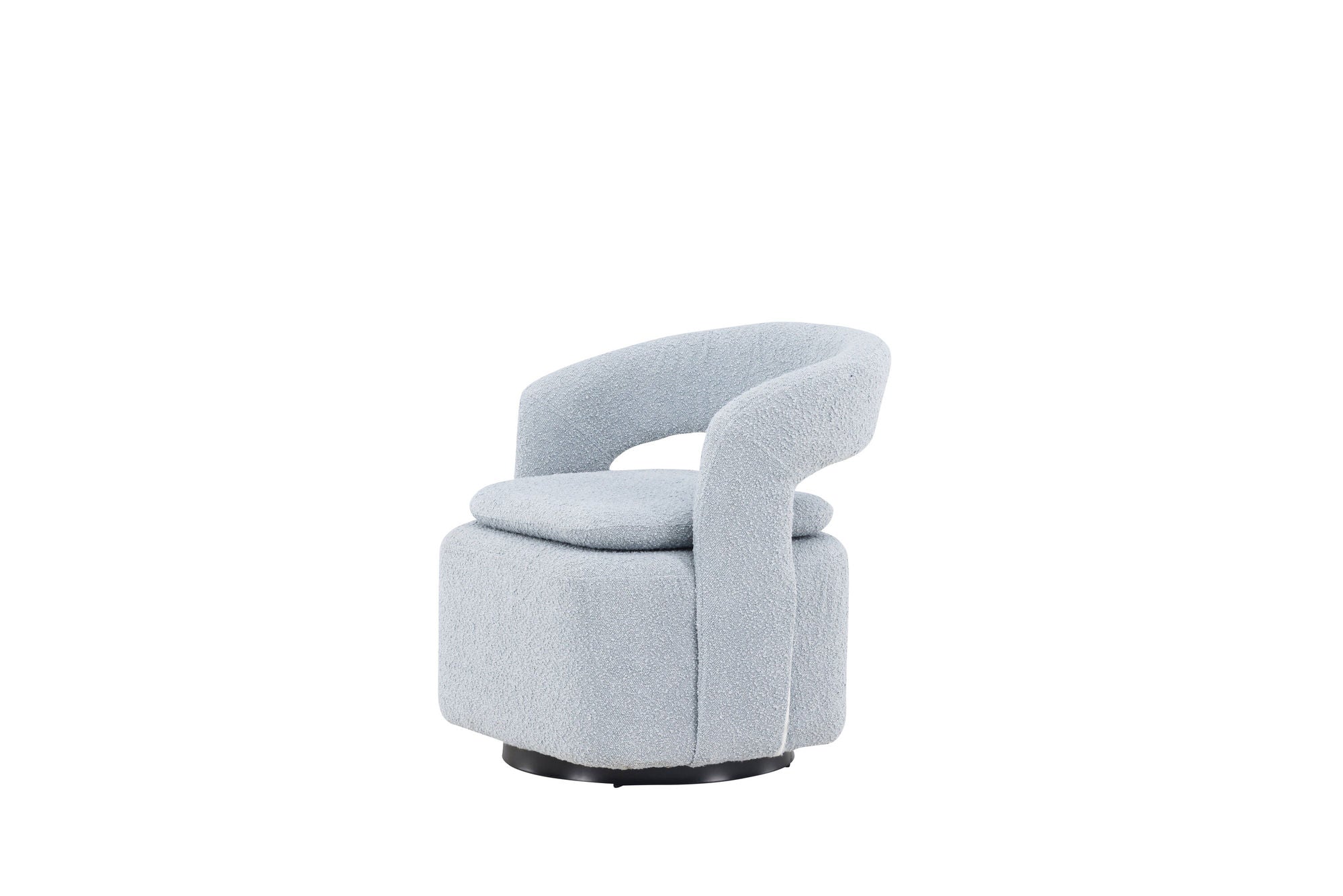 Venture Home Laurel Single Sofa - Black / Baby Blue