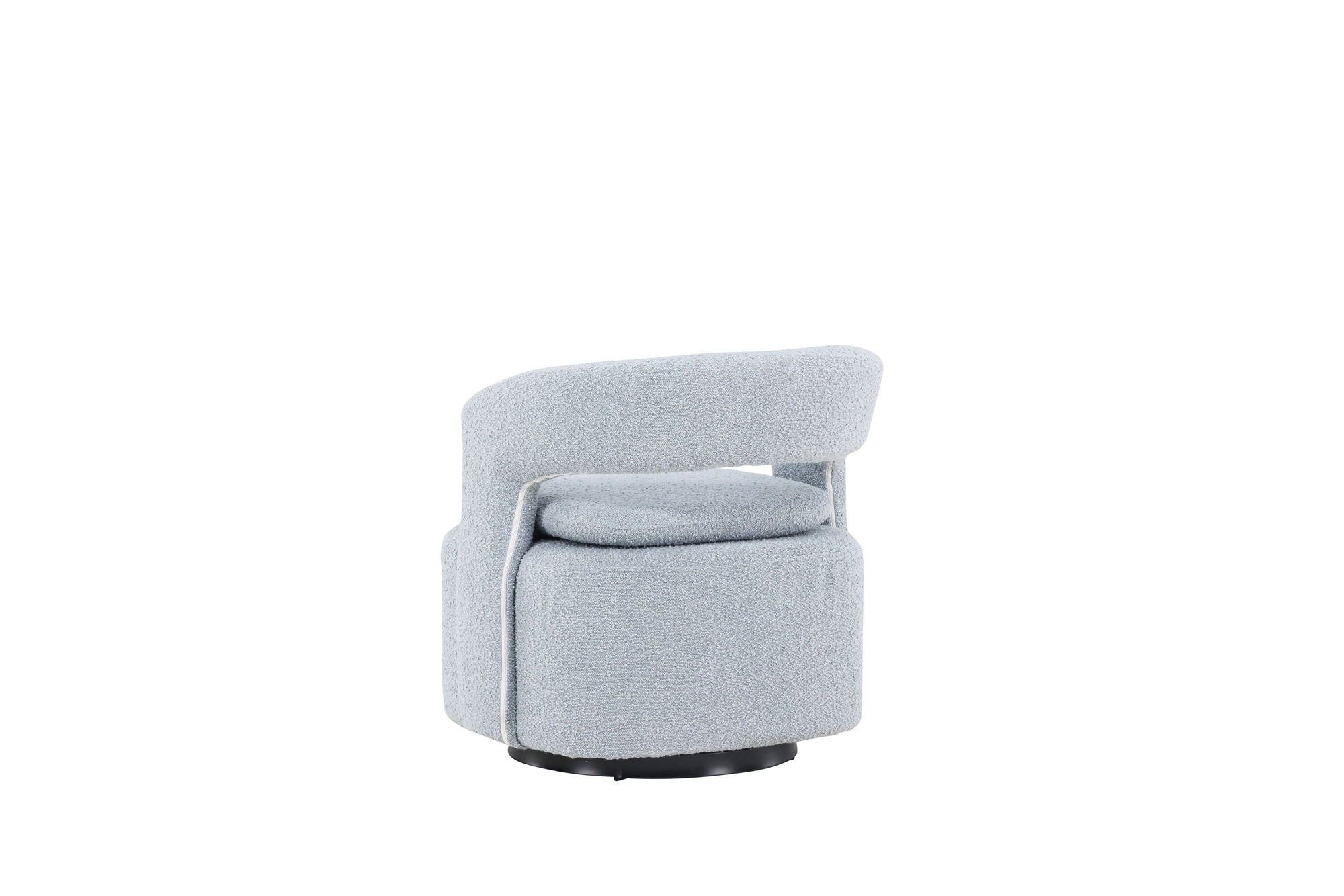 Venture Home Laurel Single Sofa - Black / Baby Blue