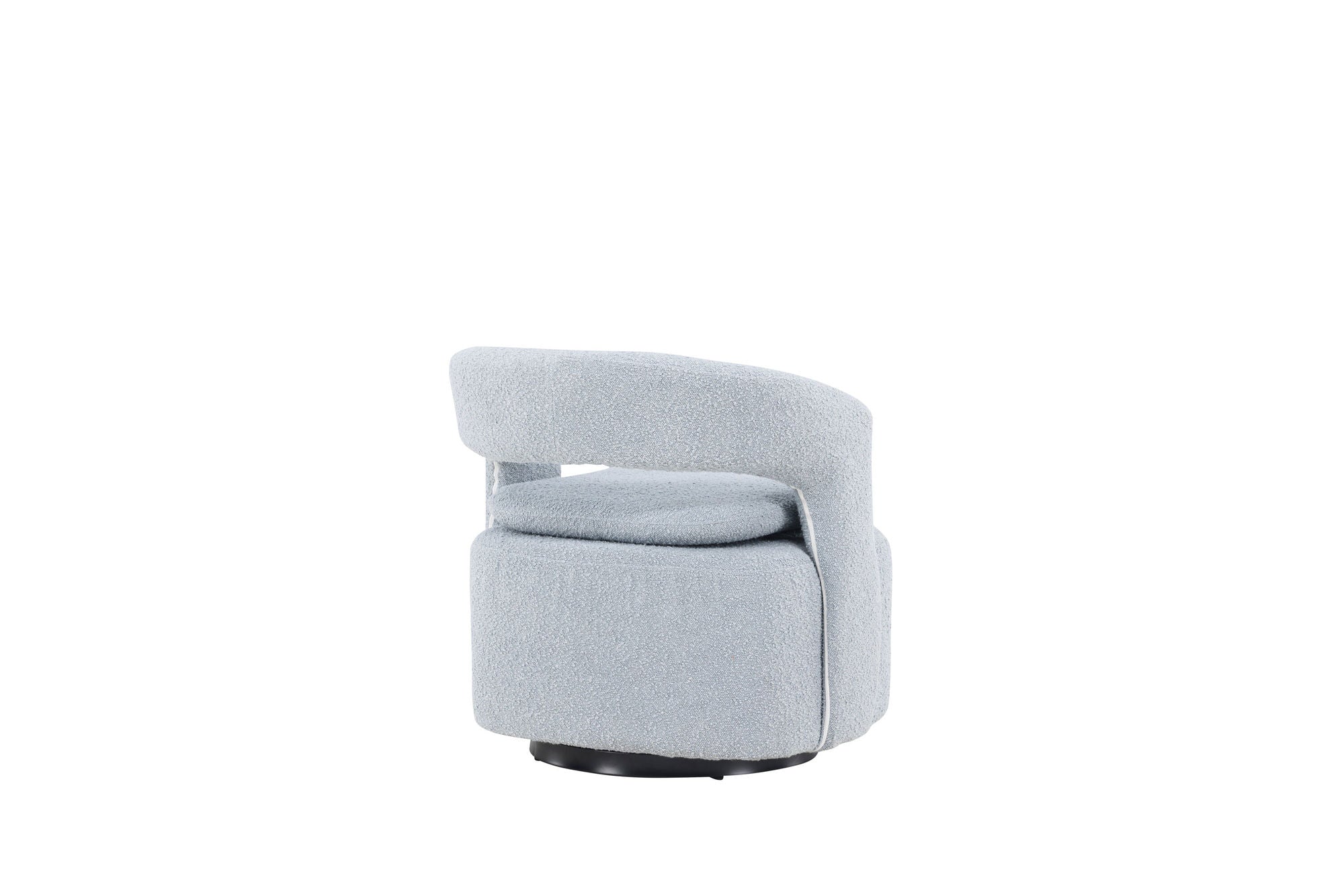 Venture Home Laurel Single Sofa - Black / Baby Blue