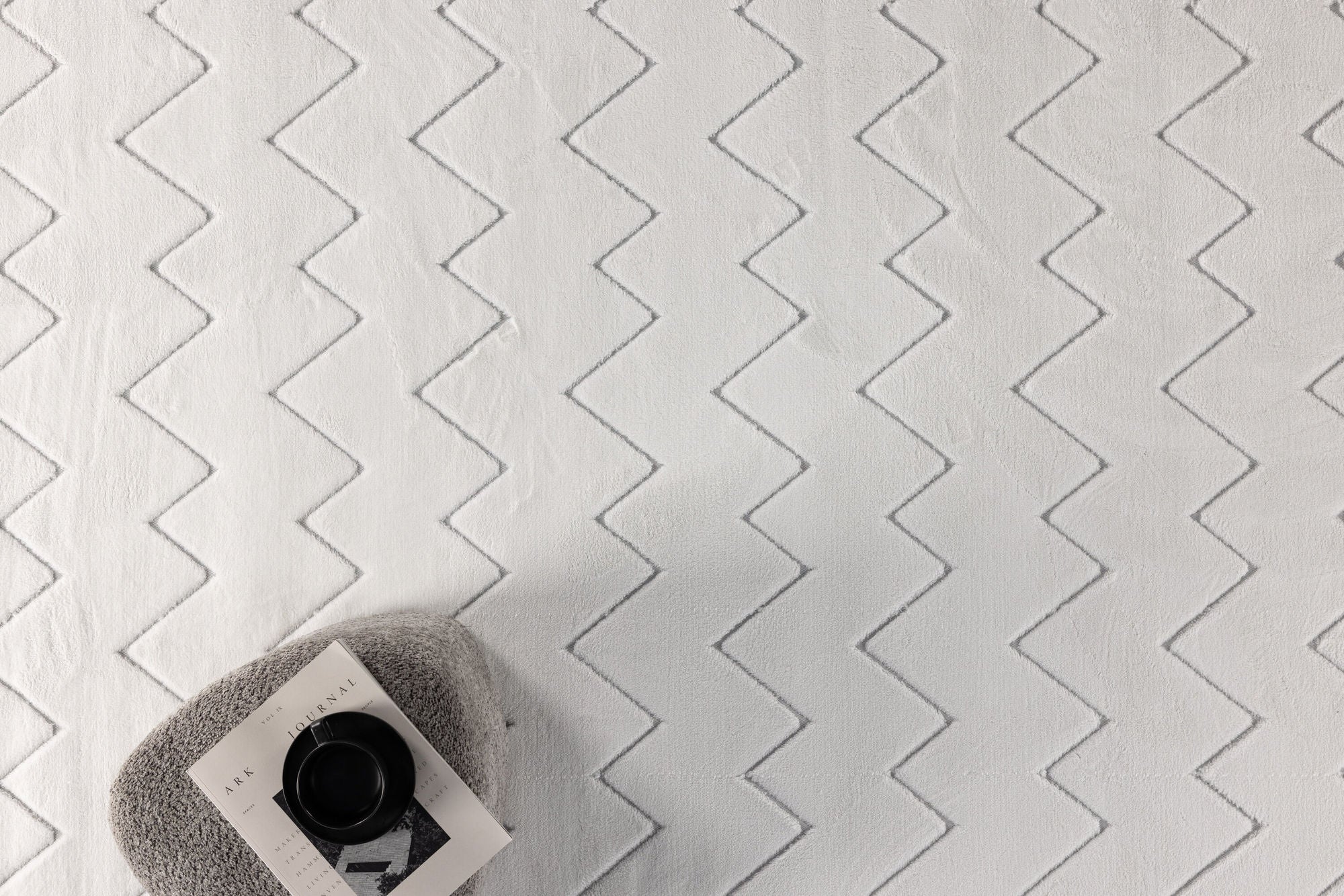 Venture Home Fia Polyester Shaggy - 290*200-  -Rectangular-White