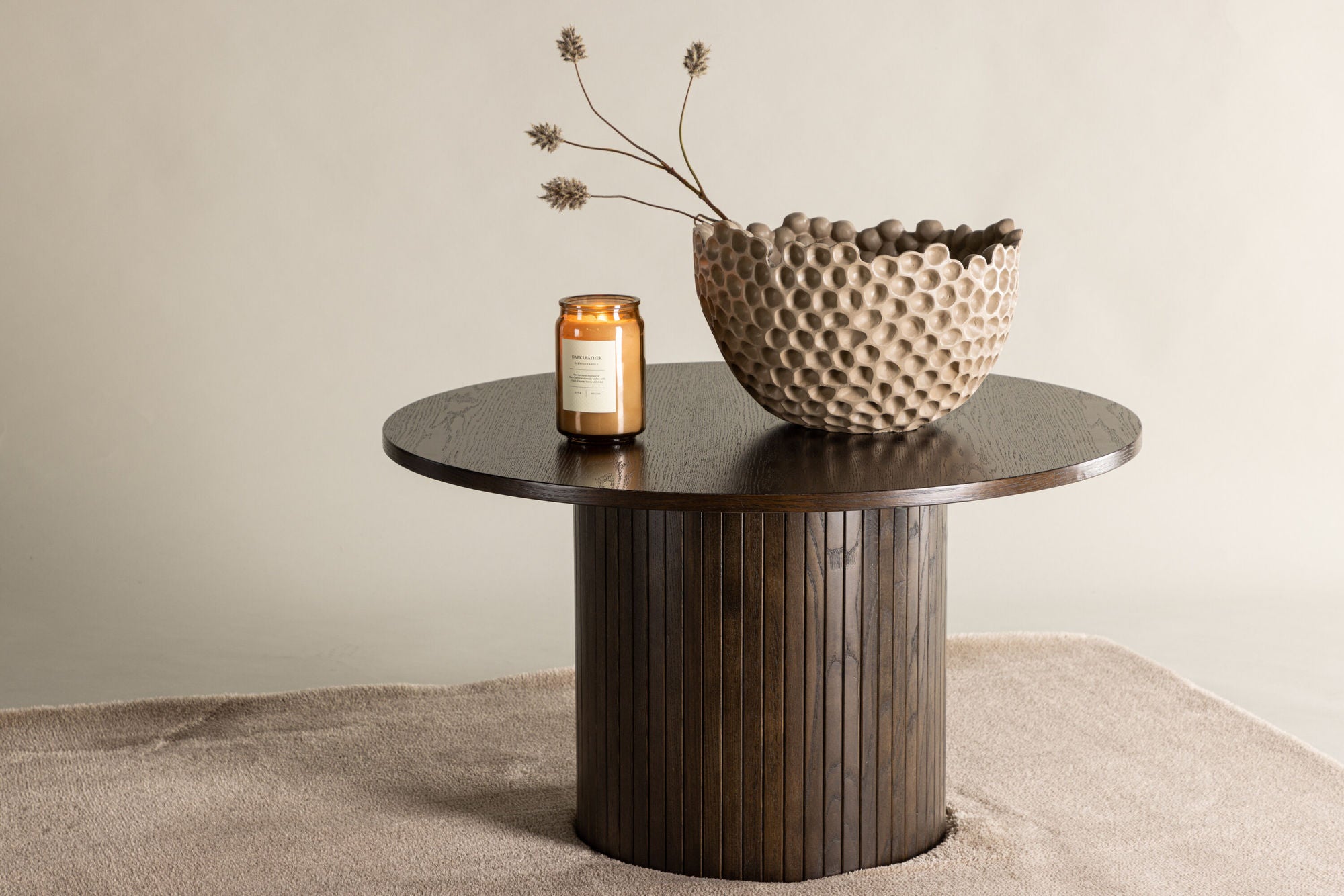 Venture Home Bianca rund Sofa bord - / Mocca