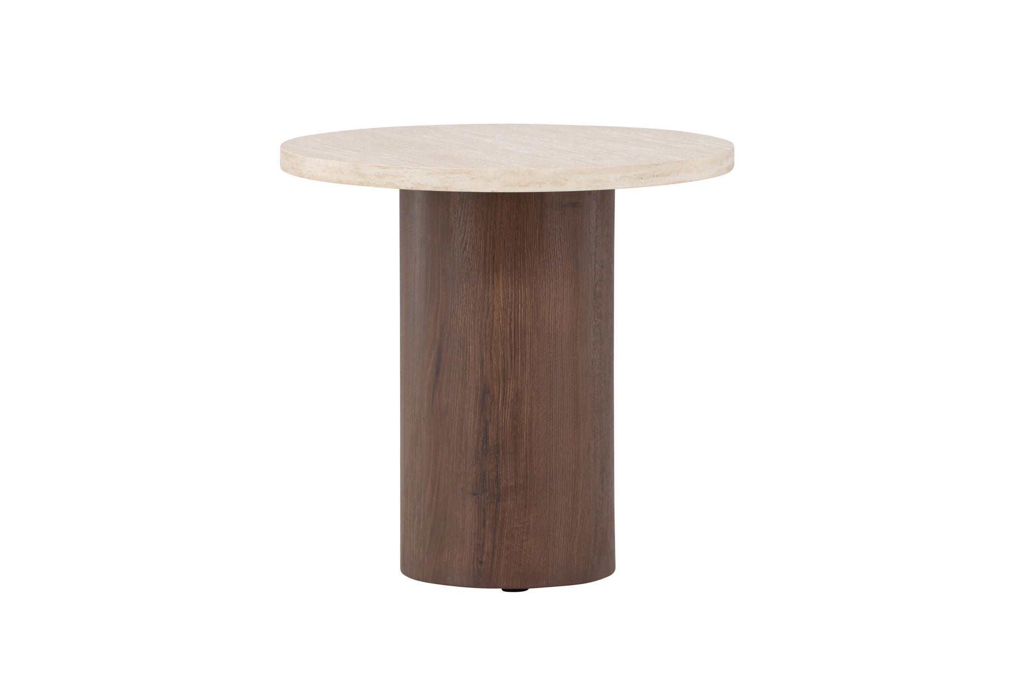 Venture Home Megg Sofa bord ø50x50 cm - Mocca/ Travertinelook
