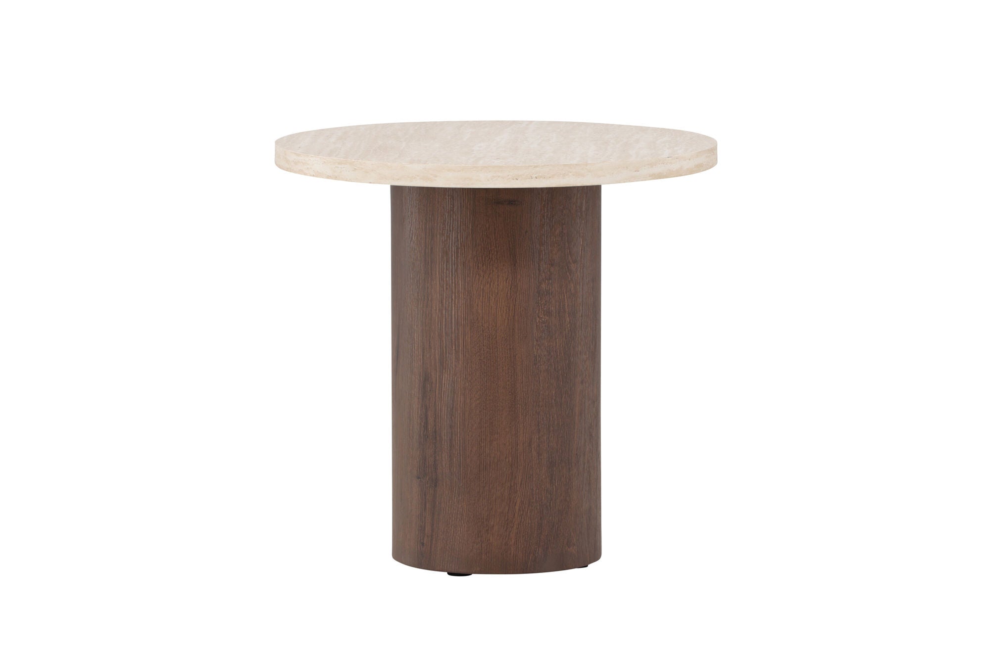 Venture Home Megg Sofa bord ø50x50 cm - Mocca/ Travertinelook