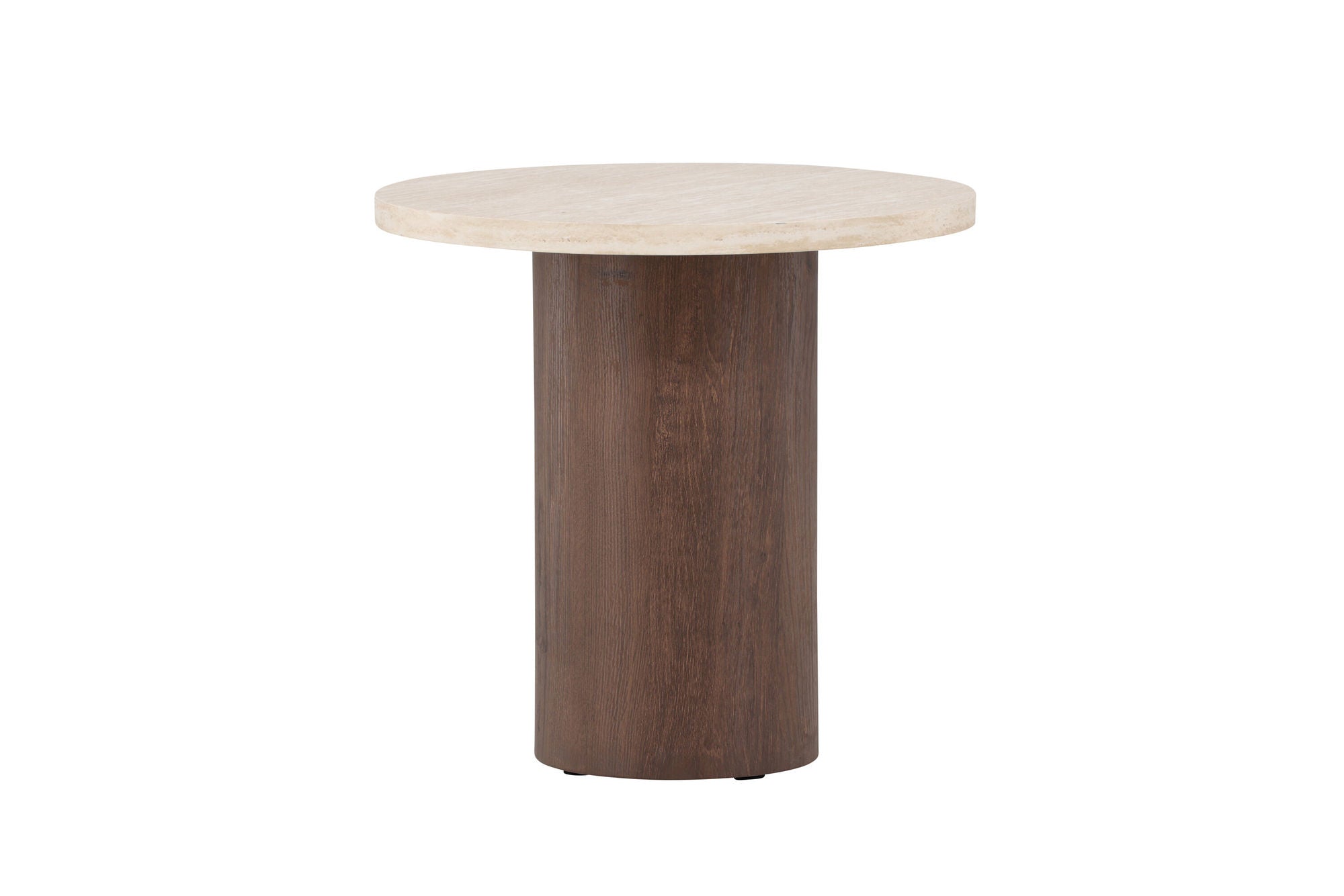 Venture Home Megg Sofa bord ø50x50 cm - Mocca/ Travertinelook