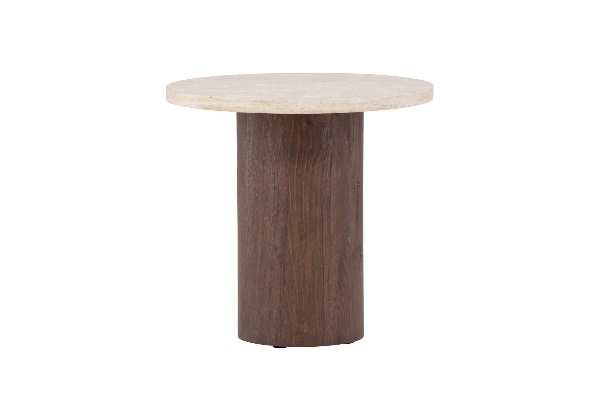 Venture Home Megg Sofa bord ø50x50 cm - Mocca/ Travertinelook