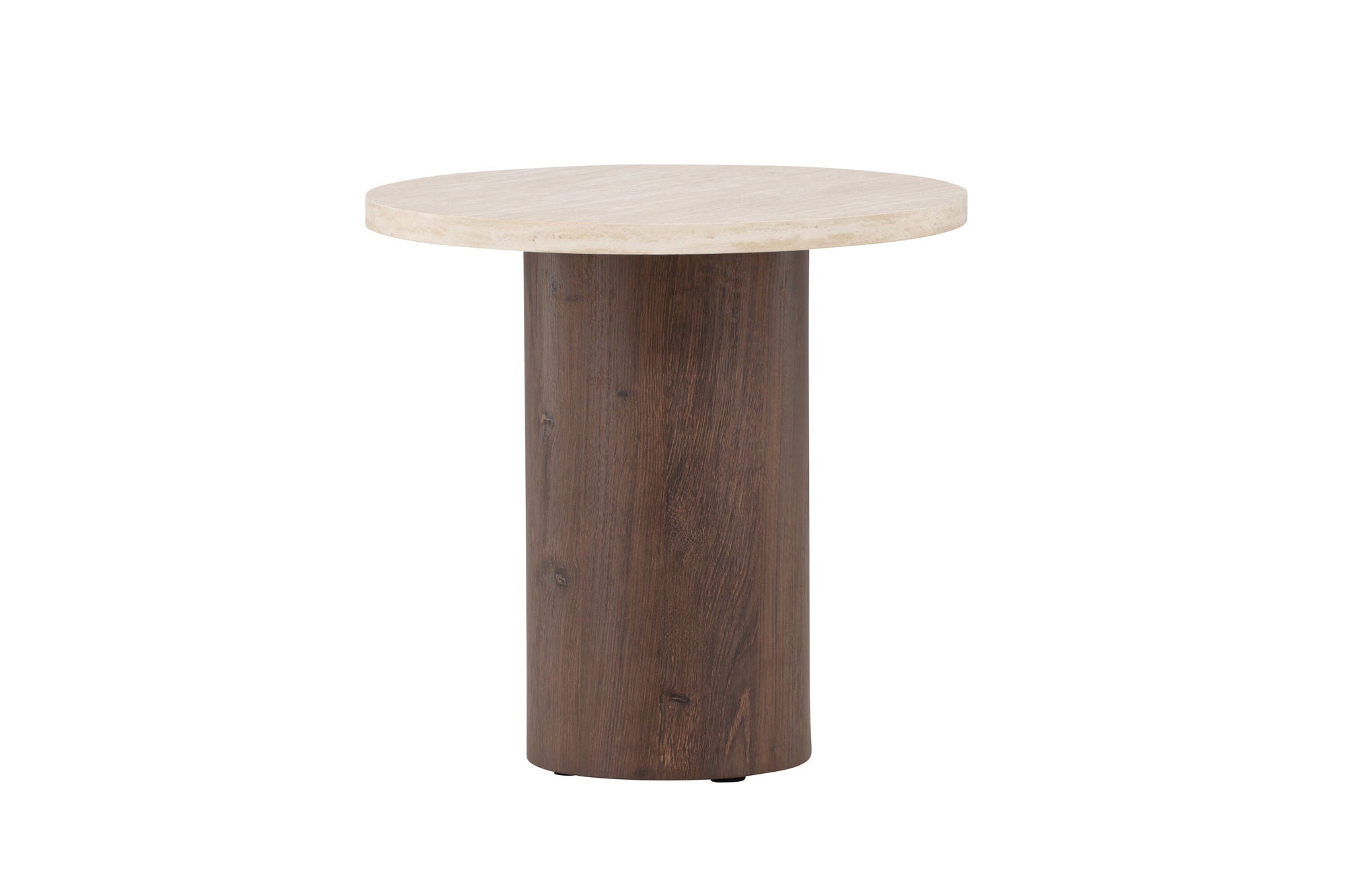 Venture Home Megg Sofa bord ø50x50 cm - Mocca/ Travertinelook