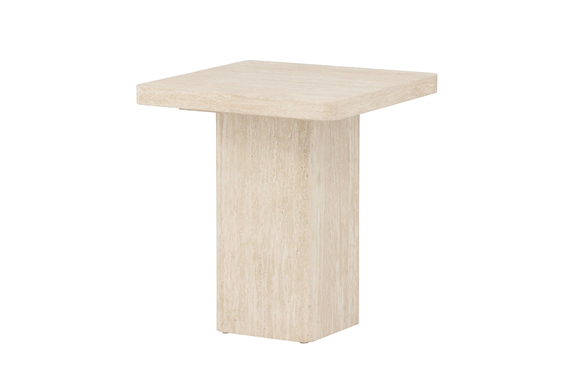 Venture Home Qvart Sofa bord 50x50x56 cm - Travertinelook