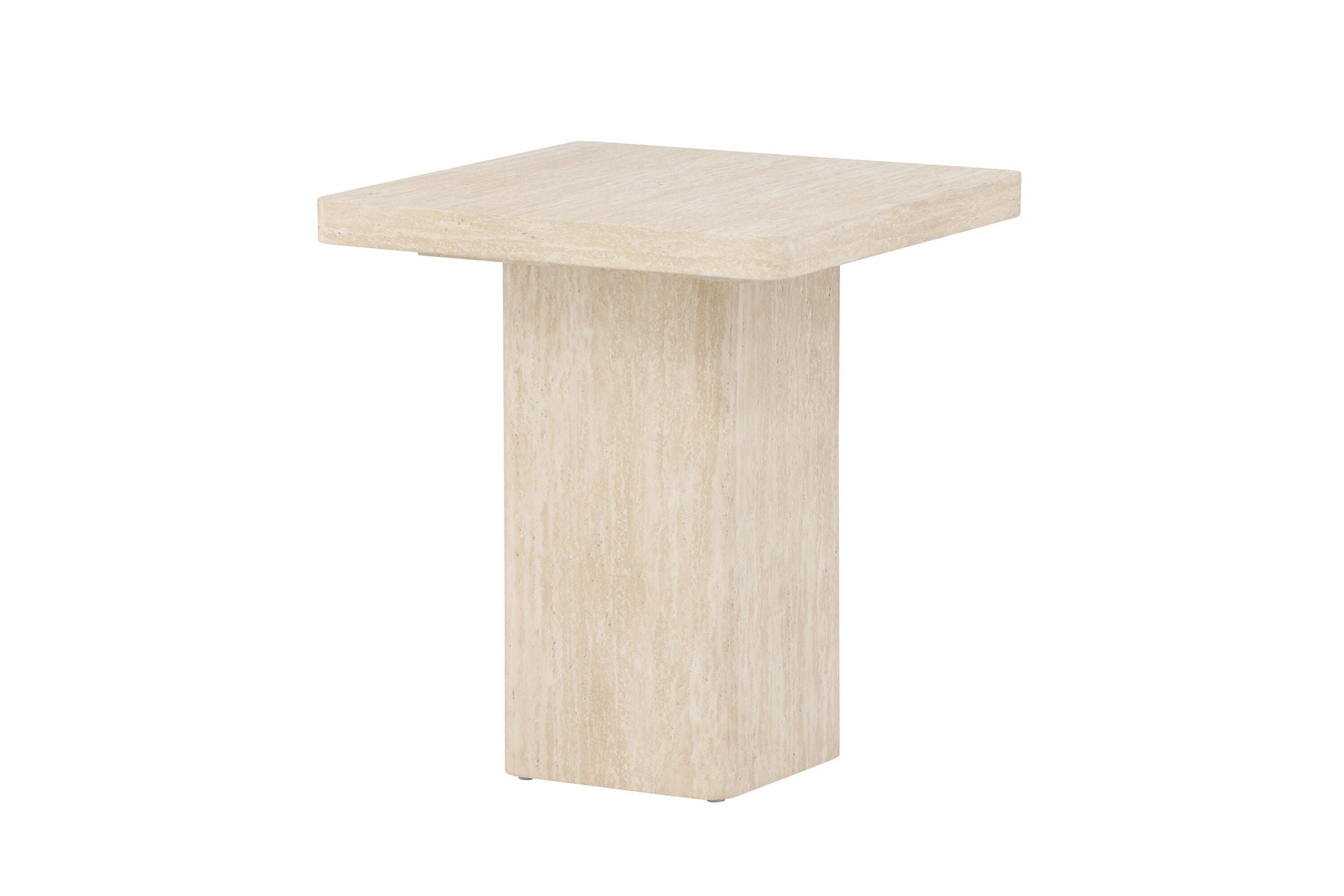 Venture Home Qvart Sofa bord 50x50x56 cm - Travertinelook