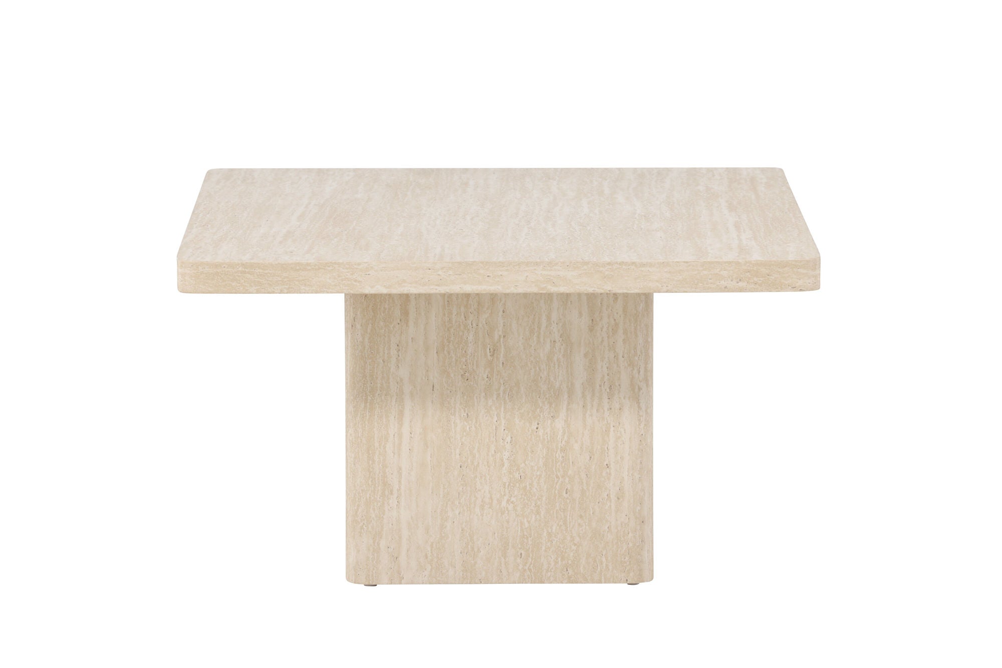 Venture Home Qvart Sofa bord 80x80x46 cm - Travertinelook