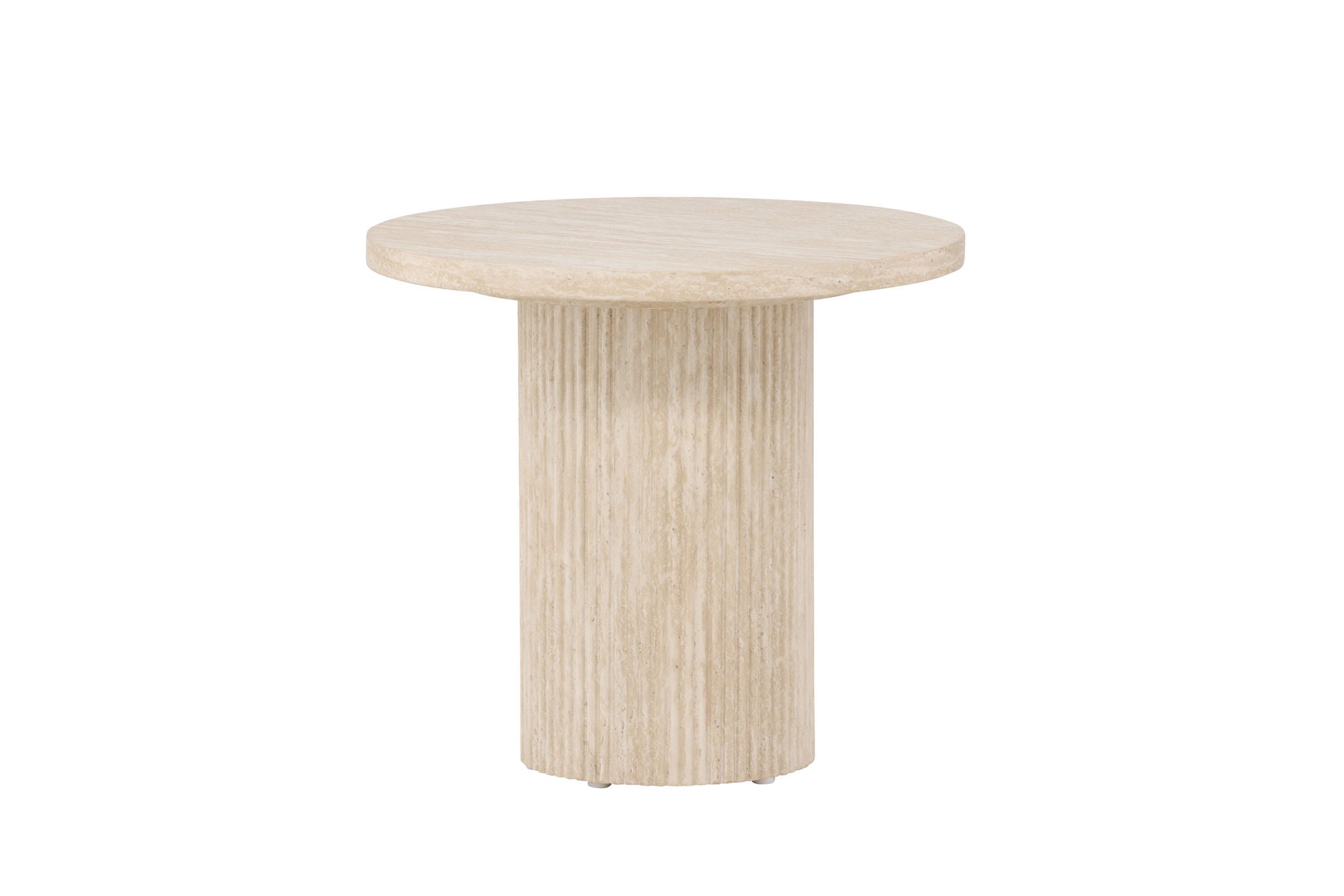 Venture Home Härön Sofa bord ø50x45 cm - Travertinelook