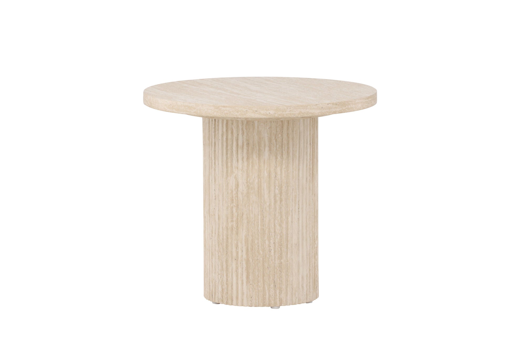 Venture Home Härön Sofa bord ø50x45 cm - Travertinelook