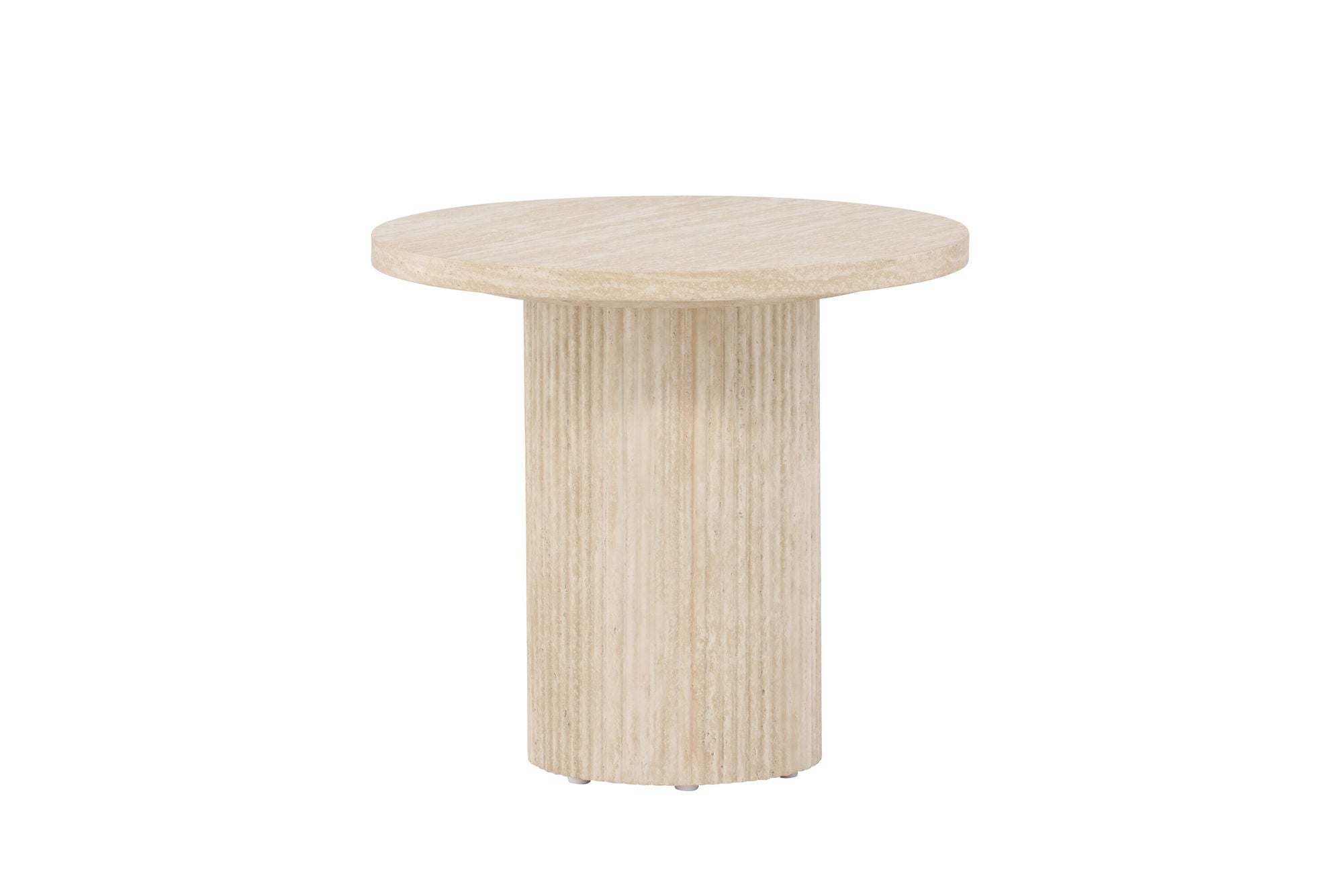 Venture Home Härön Sofa bord ø50x45 cm - Travertinelook