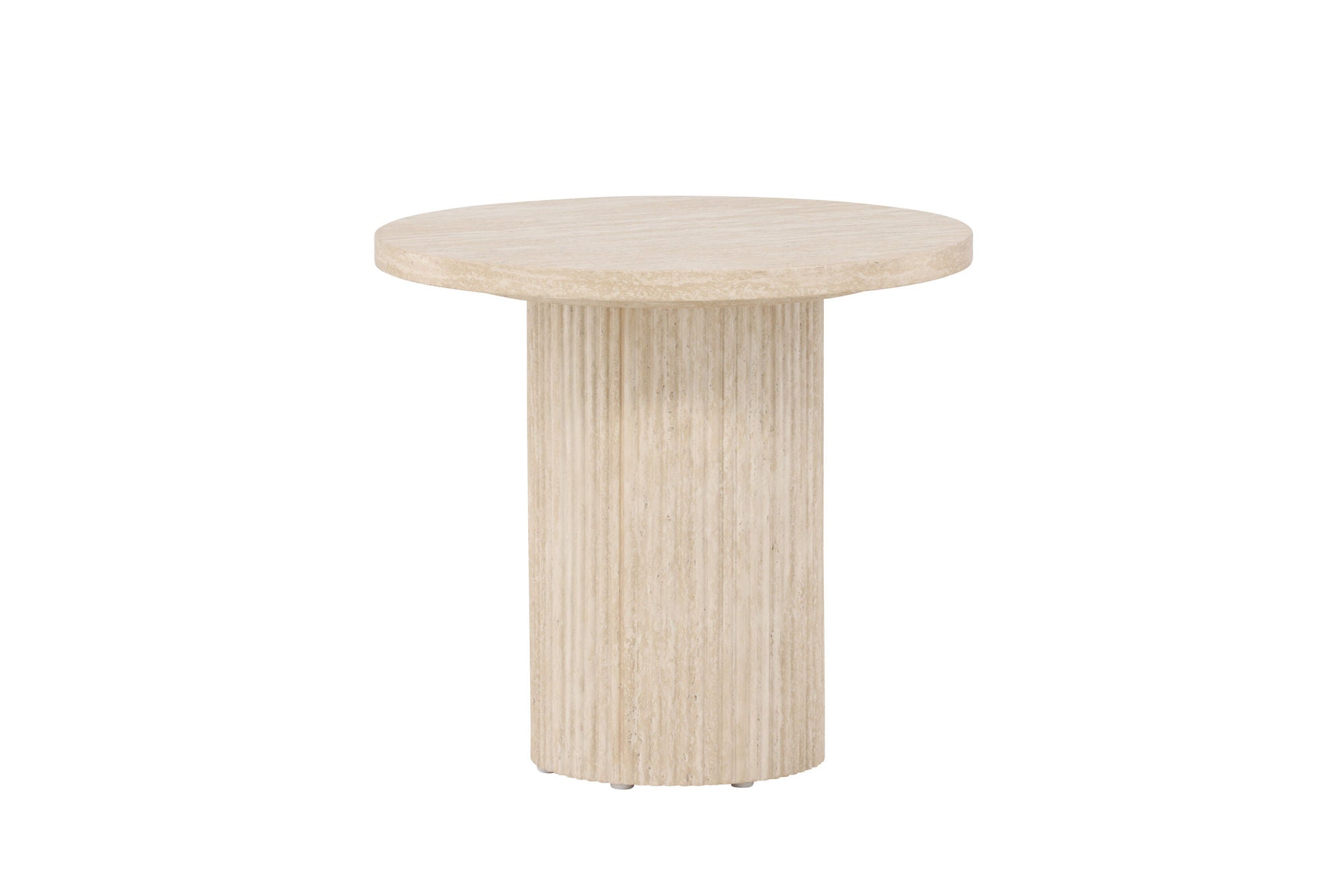 Venture Home Härön Sofa bord ø50x45 cm - Travertinelook
