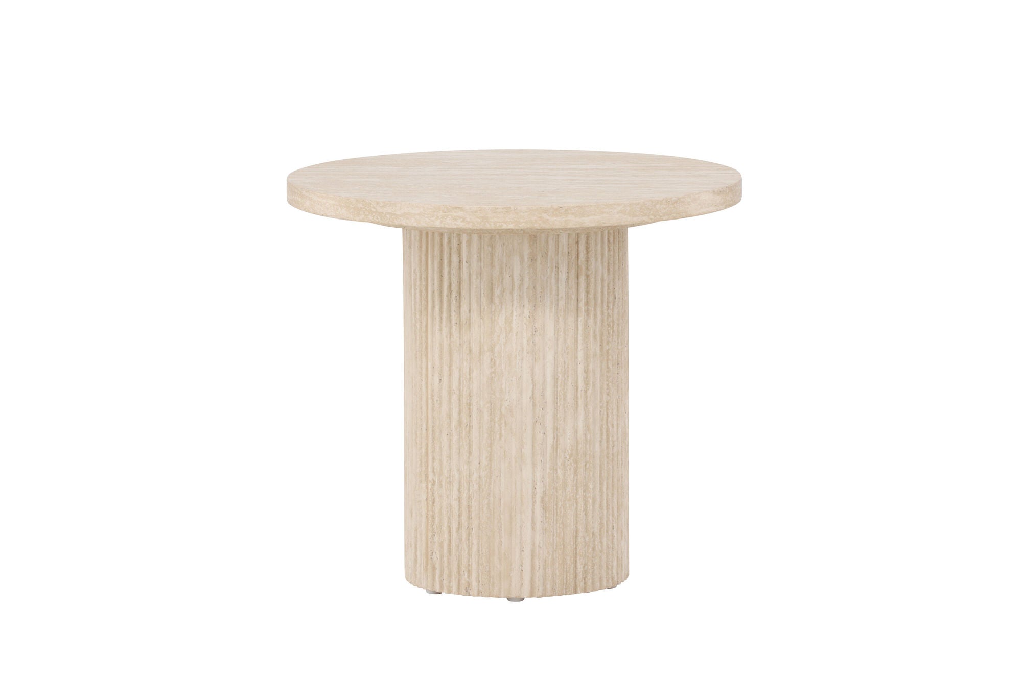 Venture Home Härön Sofa bord ø50x45 cm - Travertinelook