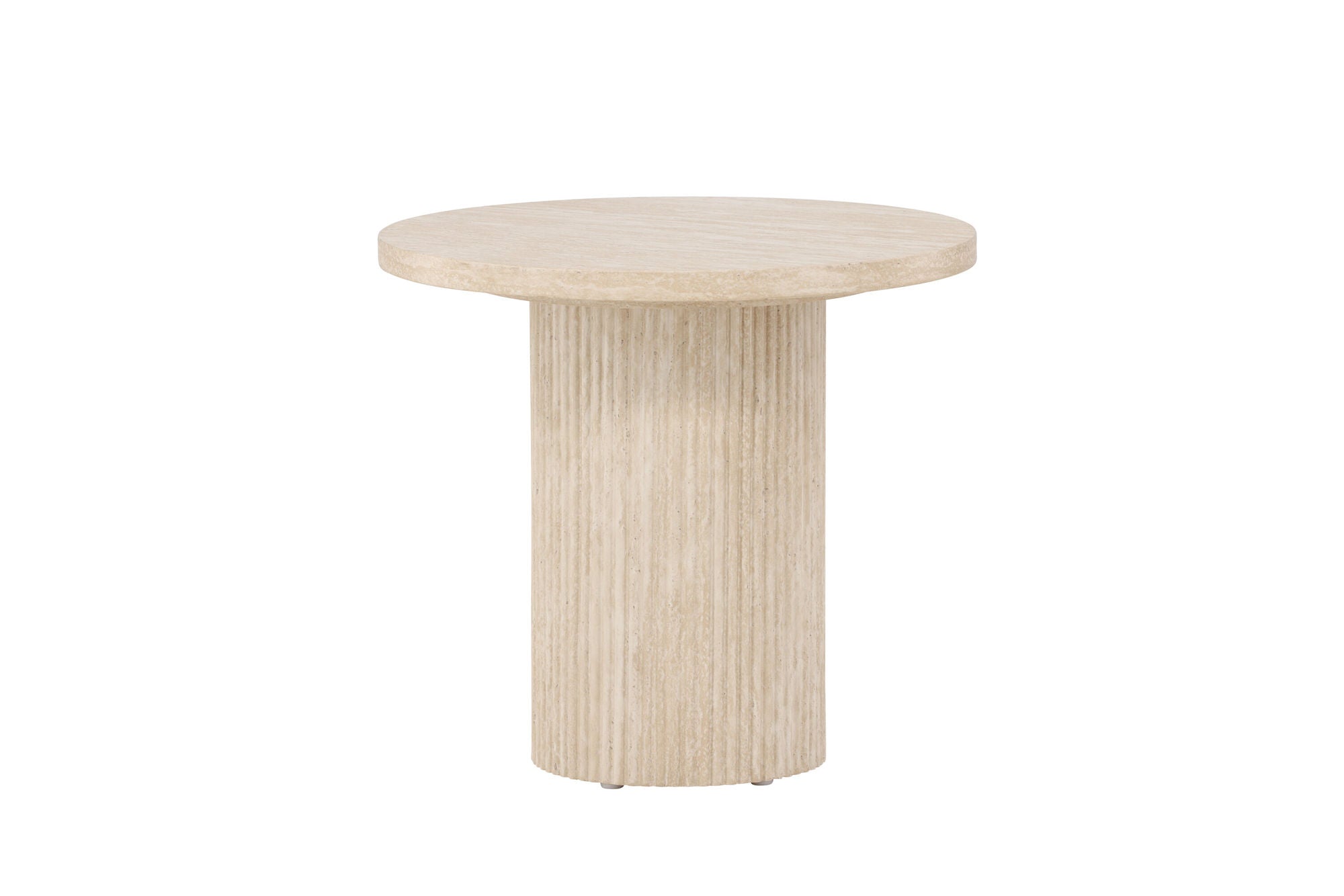 Venture Home Härön Sofa bord ø50x45 cm - Travertinelook
