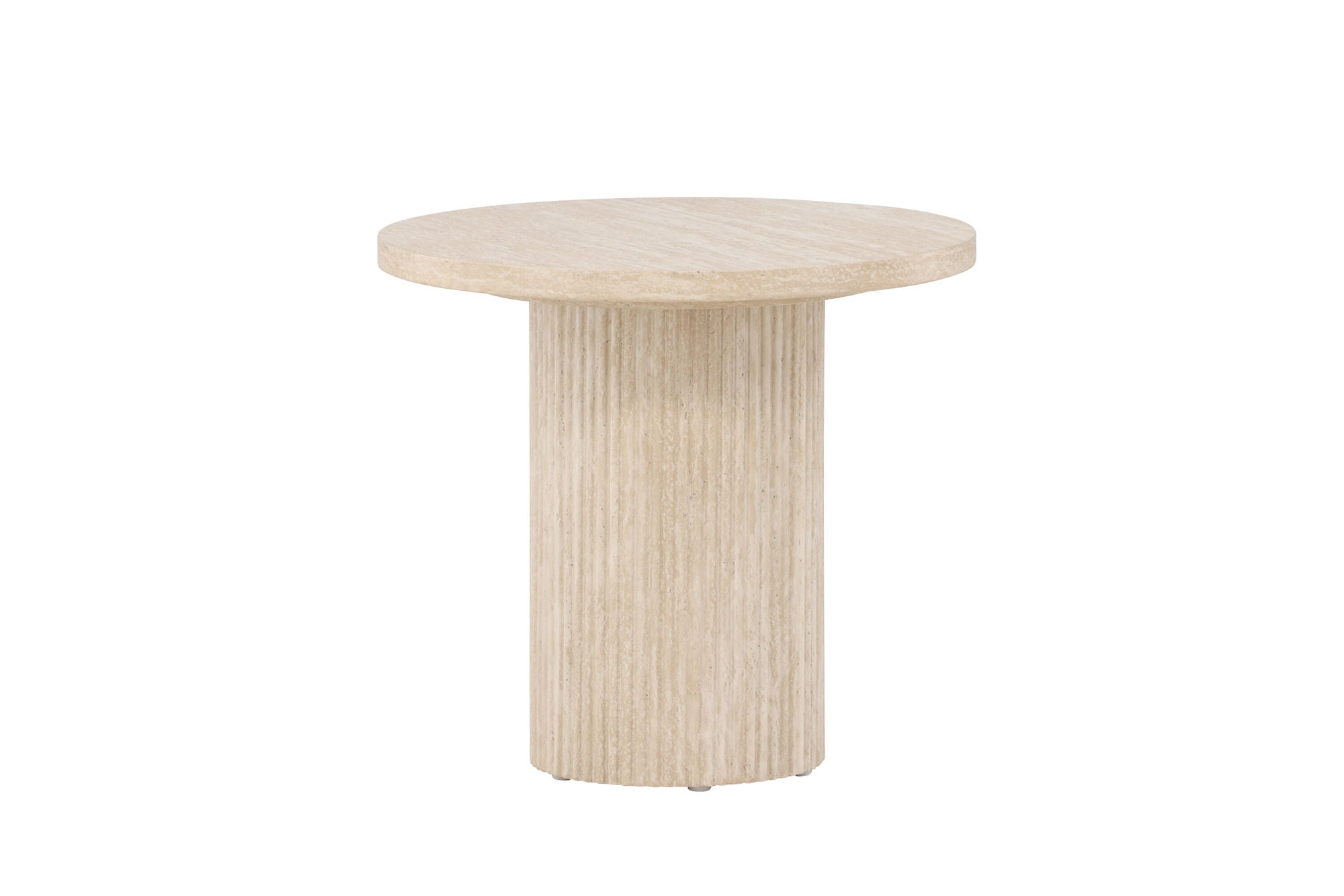 Venture Home Härön Sofa bord ø50x45 cm - Travertinelook