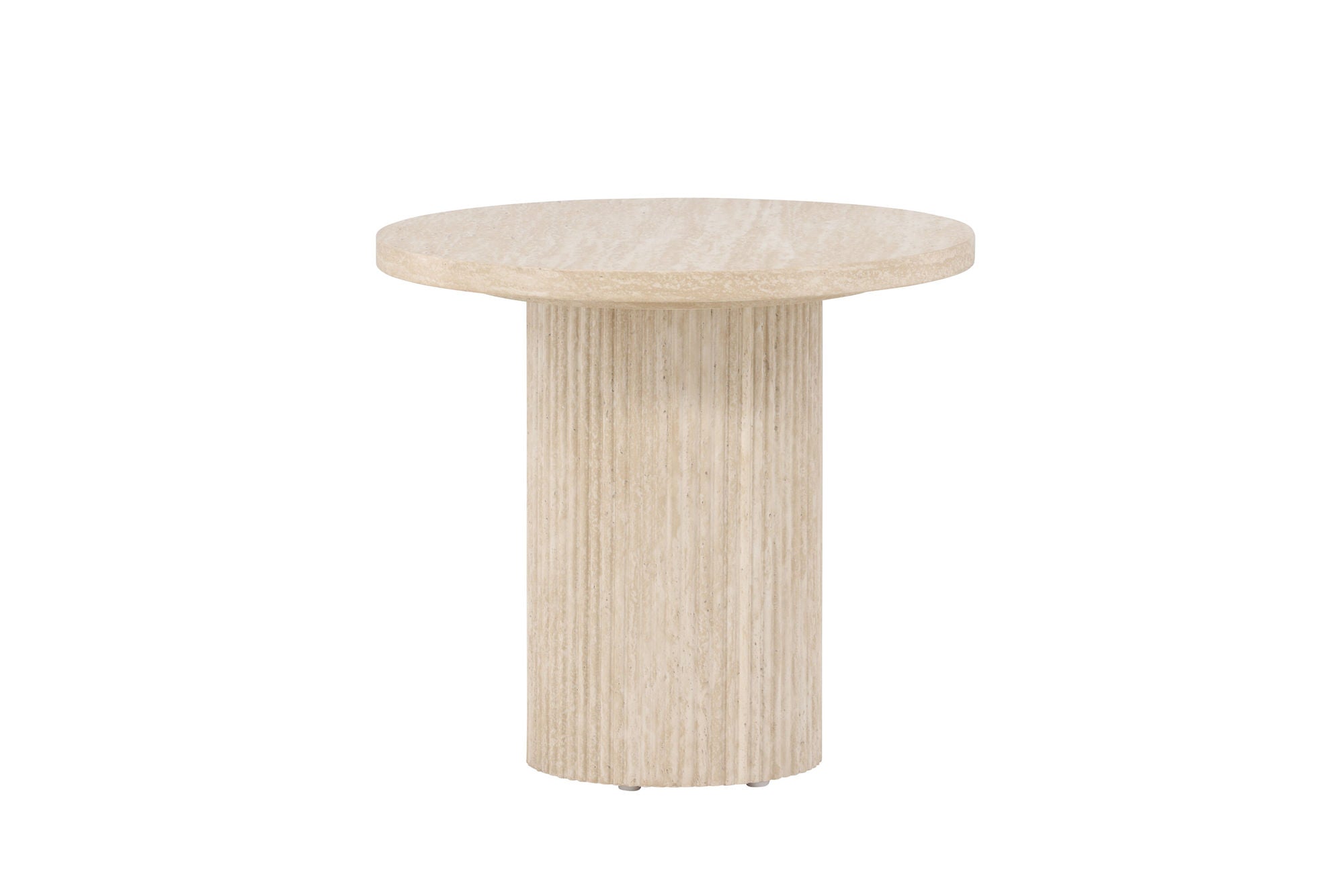 Venture Home Härön Sofa bord ø50x45 cm - Travertinelook